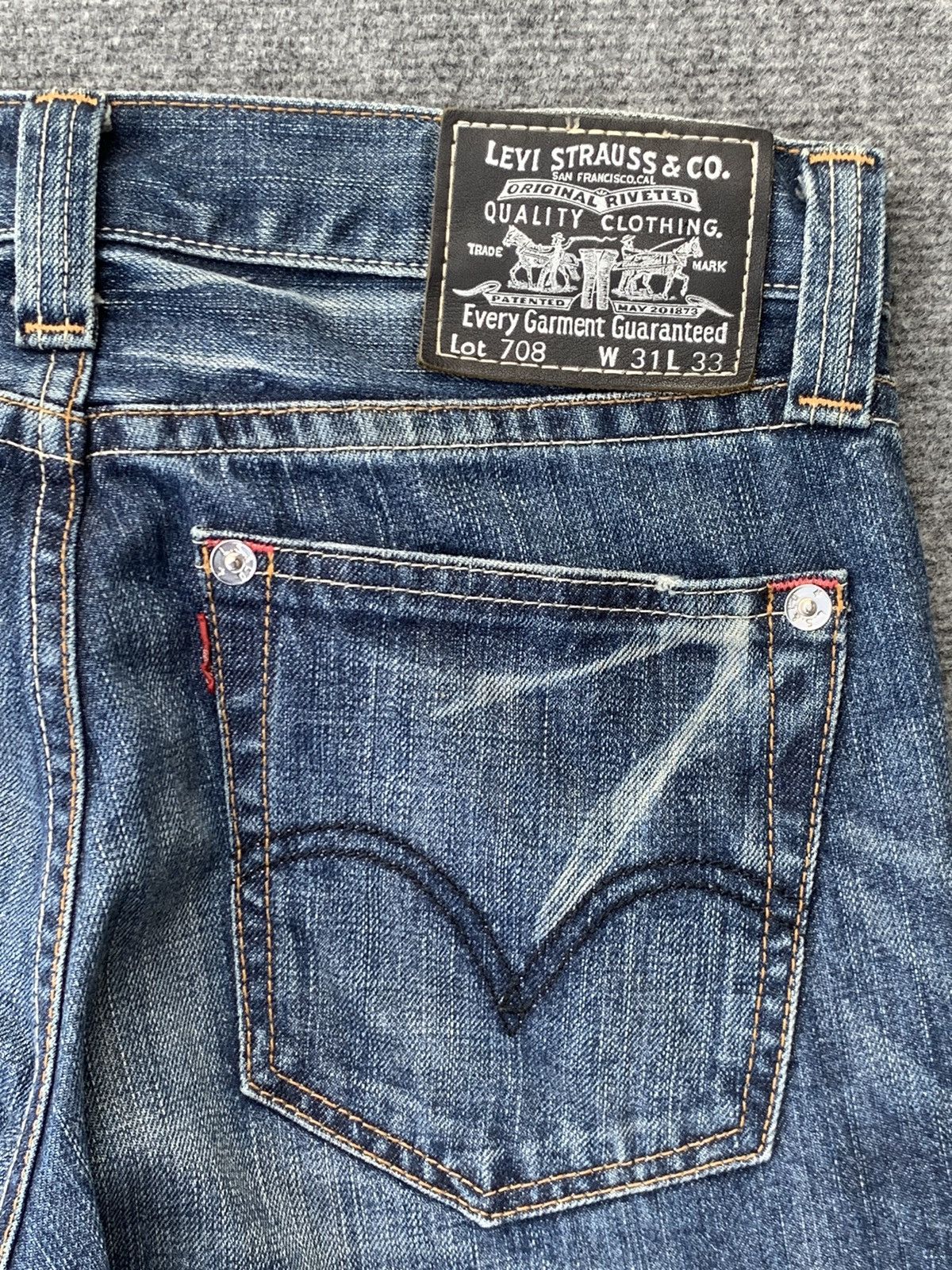 Levi's Flare Levi's 708 Rare model. Size US 32 / EU 48 - 12 Thumbnail