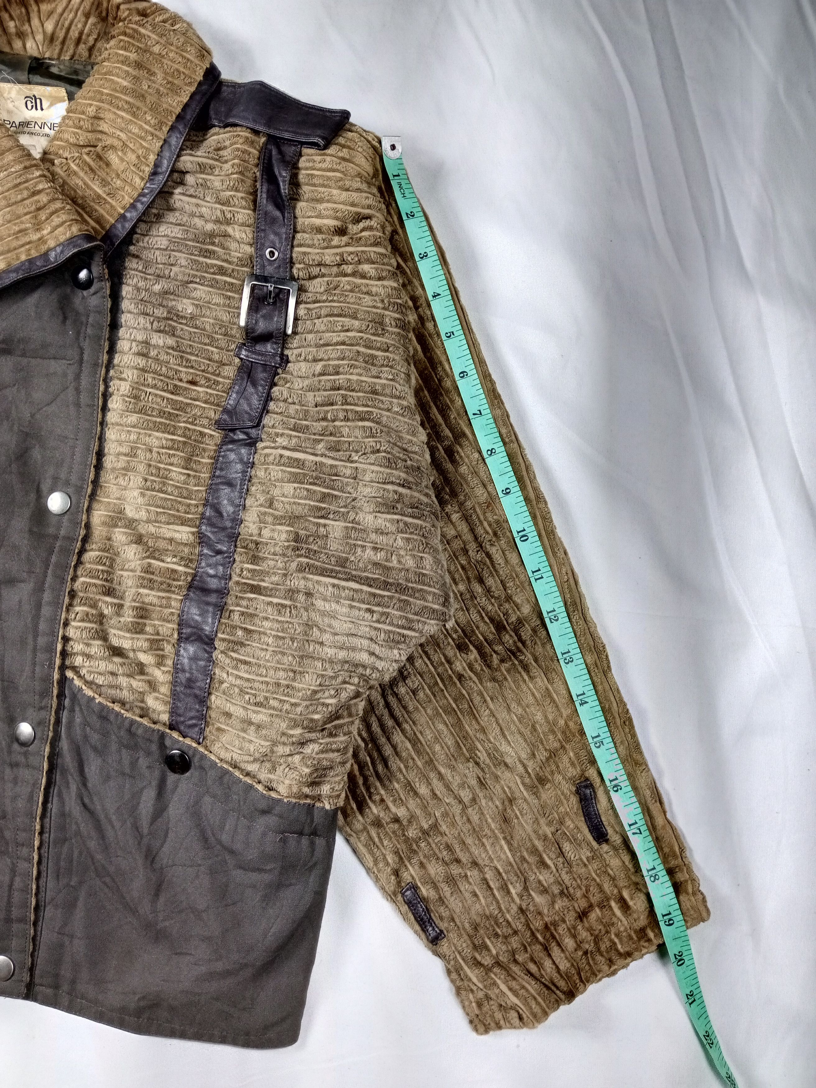 Japanese Brand RARE PARIENNE JAPAN CORDUROY JACKET Size US M / EU 48-50 / 2 - 13 Thumbnail