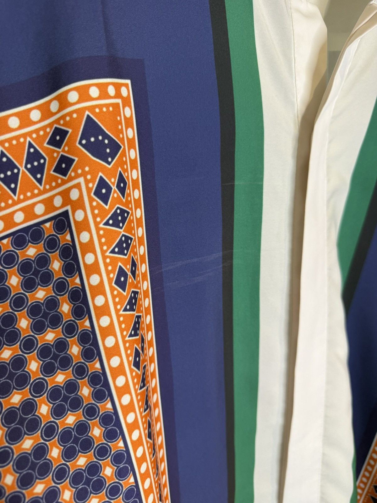 MNML MNML Kanye Coachella shirt grail white colour block pattern Size US L / EU 52-54 / 3 - 15 Thumbnail