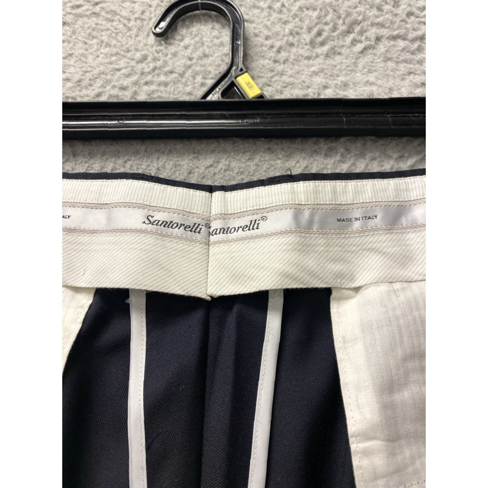 Vintage Santorelli Roma Pants Mens 40x32 Dress Pants Wool Dark Navy Italy 164-32 Size US 40 / EU 56 - 7 Thumbnail