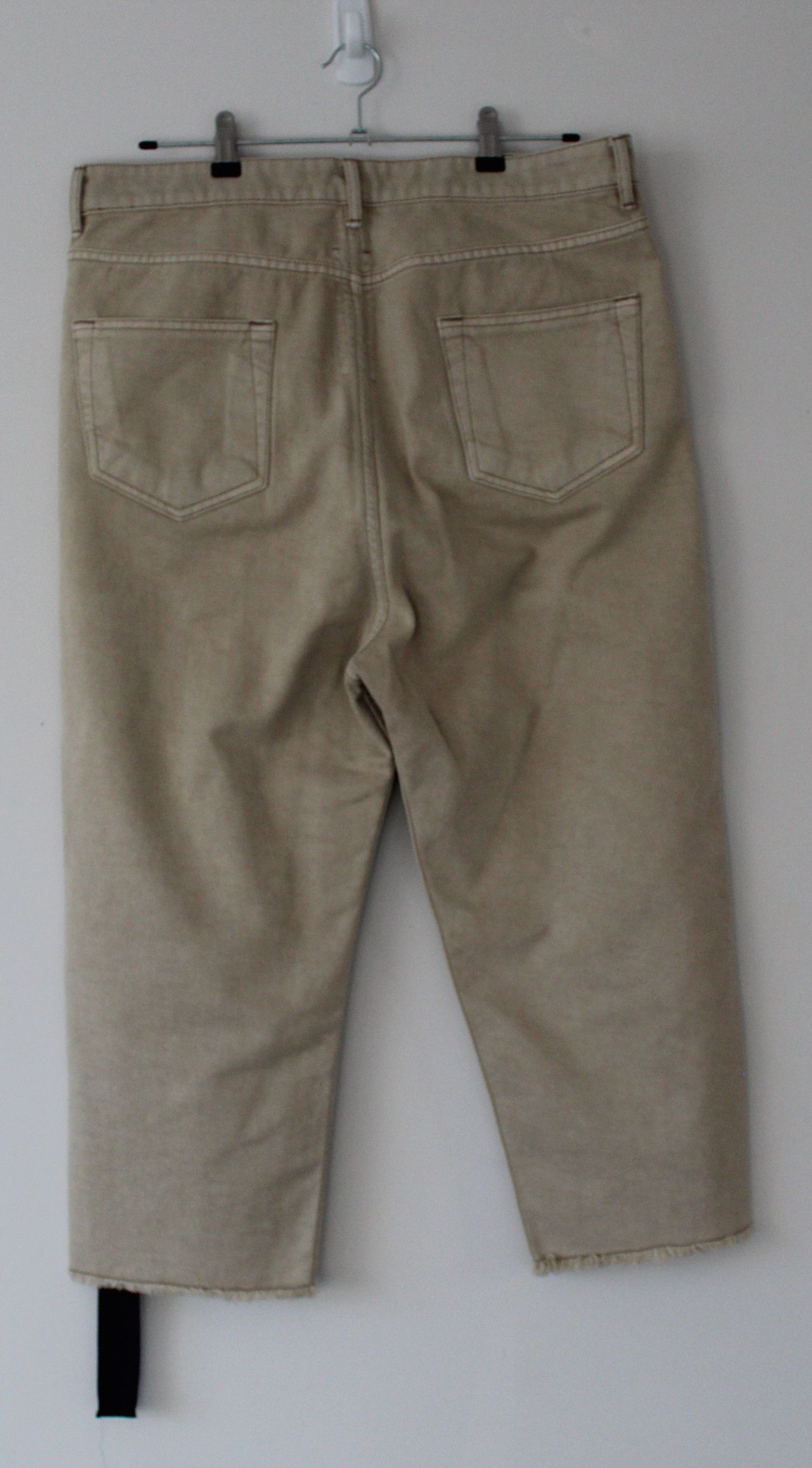 Rick Owens Drkshdw Rick Owens Drkshdw Collapse Cropped Pants Size US 34 / EU 50 - 2 Thumbnail