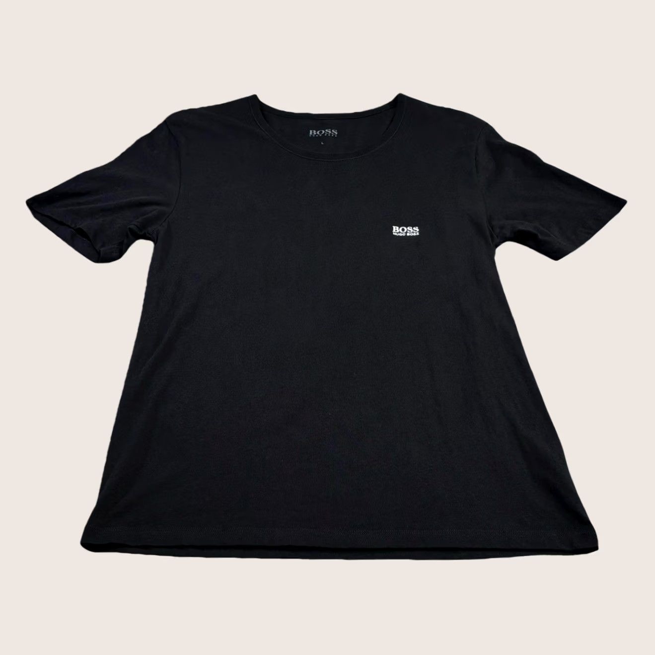 Hugo Boss HUGO BOSS Shirt Mens L black top Short Sleeve Vgc Summer Casual Size US L / EU 52-54 / 3 - 1 Thumbnail