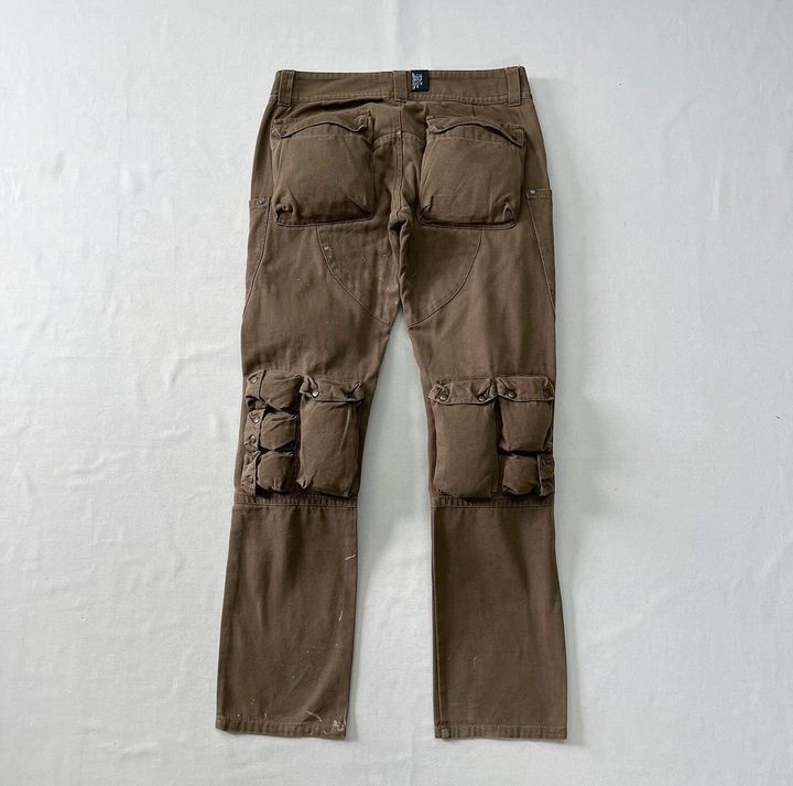 Japanese Brand B.Second Canvas Military Multi Pocket Pant. Size US 33 - 2 Thumbnail