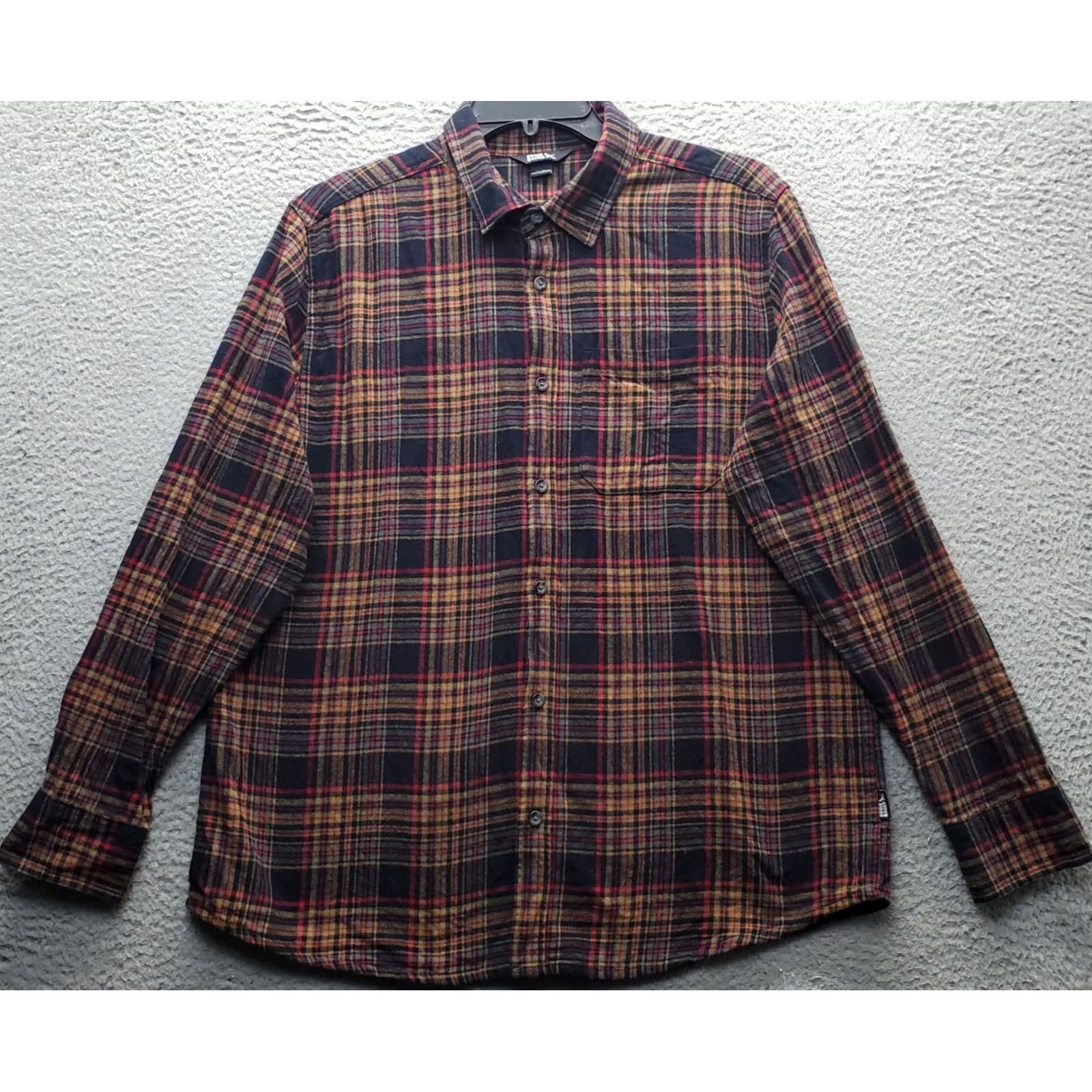 Eddie Bauer Eddie Bauer Mens XL Multicolor Plaid Flannel Button-Up Shirt Size US XL / EU 56 / 4 - 2 Thumbnail