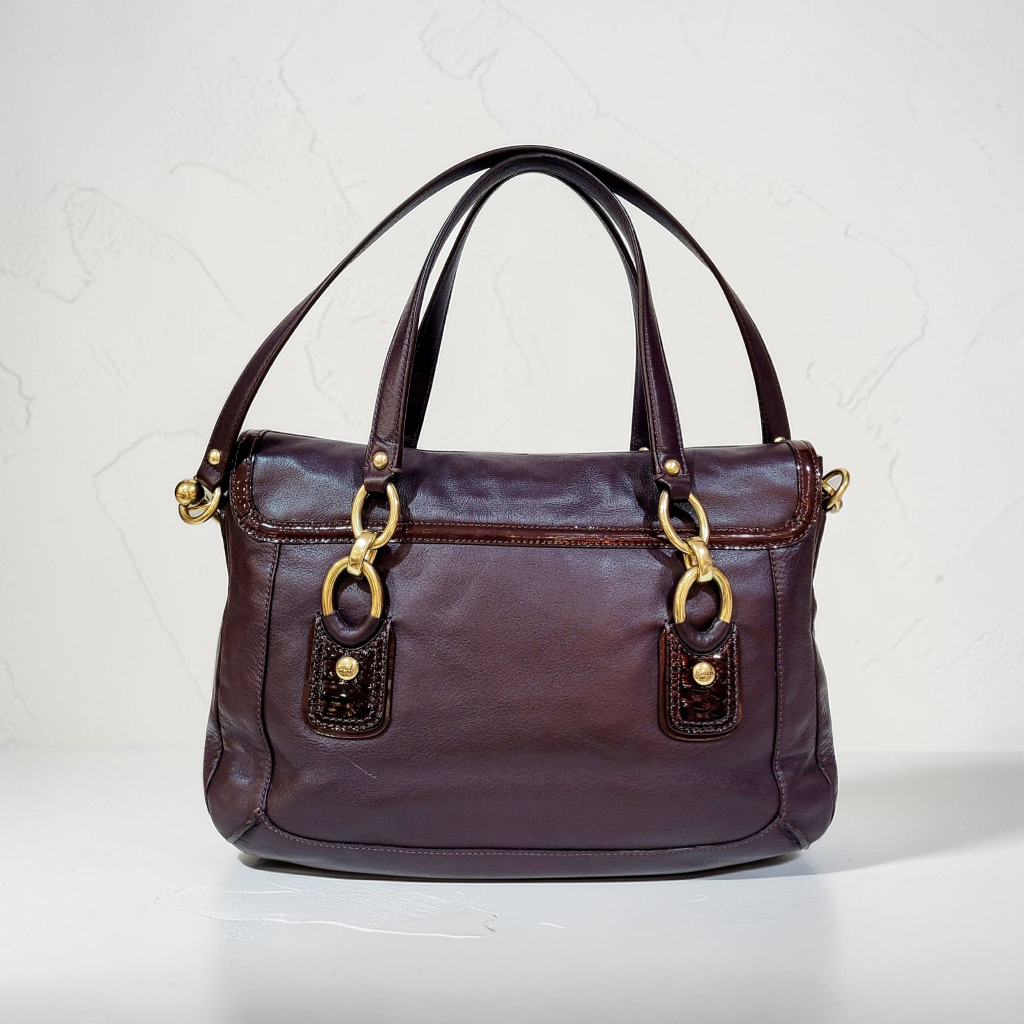 Coach Coach Kristin Spectator Ostrich Embossed Leather Satchel Size ONE SIZE - 2 Thumbnail