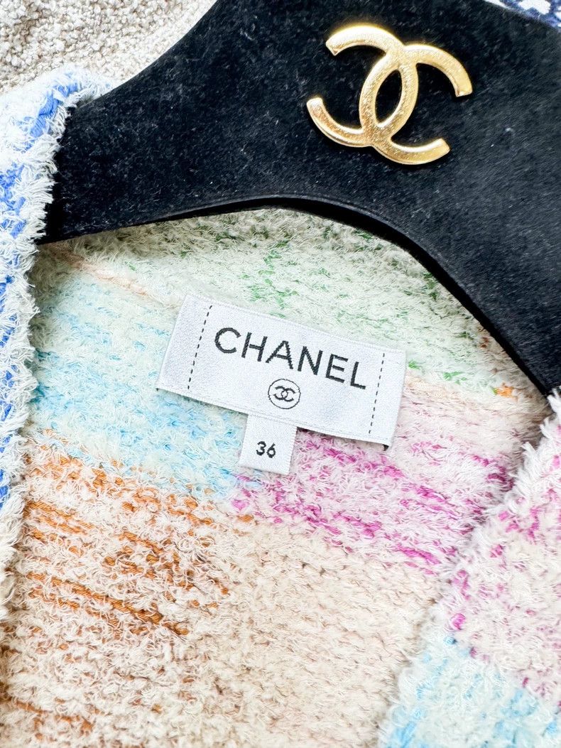 Chanel Chanel Gradient knitted cardigan coat Size XS / US 0-2 / IT 36-38 - 7 Thumbnail