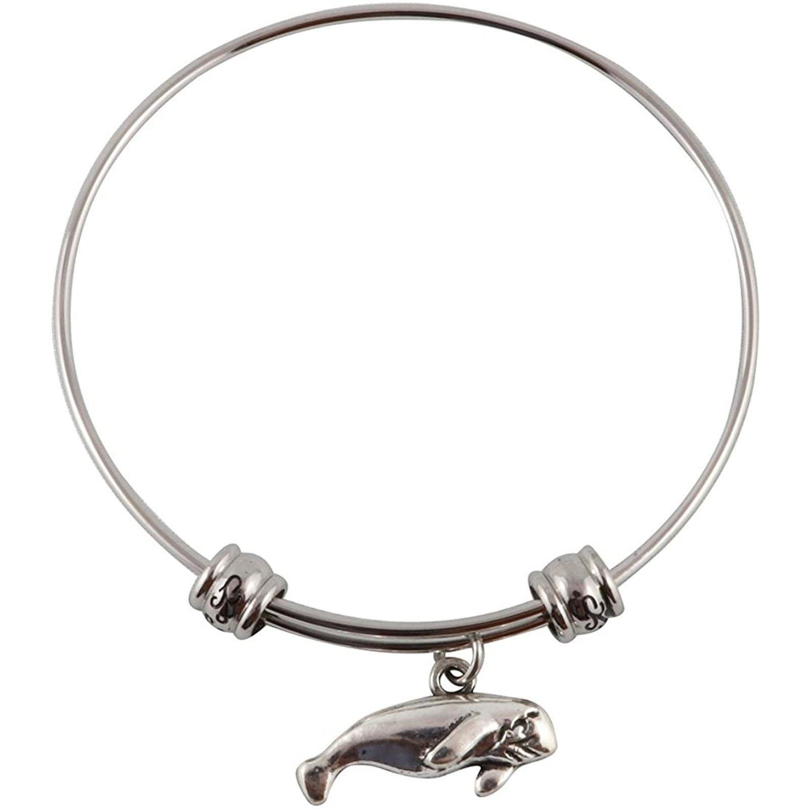 & Other Stories Manatee Charm Bangle Bracelet Size ONE SIZE - 1 Thumbnail