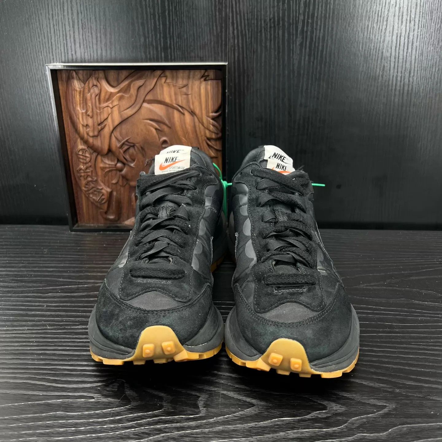 Nike sacai vaporwaffle black gum 42.5 new boxed Size US 9.5 / EU 42-43 - 4 Thumbnail
