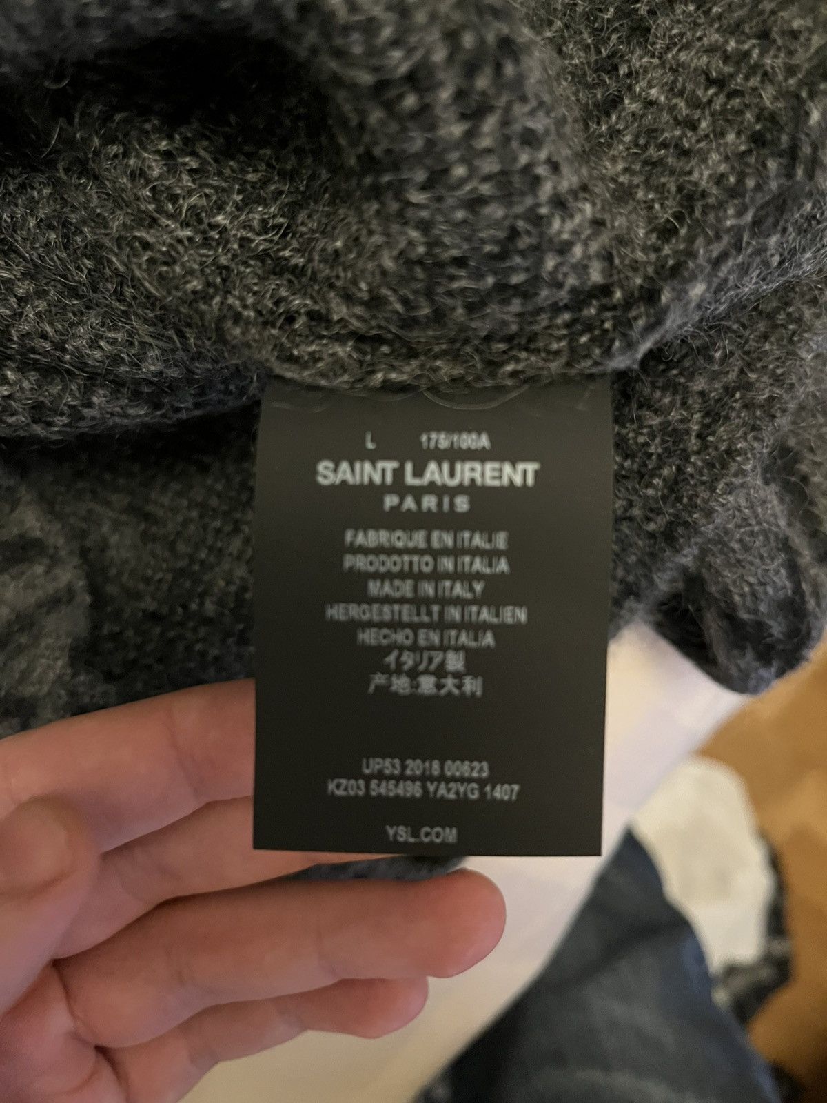 Saint Laurent Paris Saint Laurent knitwear Size US L / EU 52-54 / 3 - 4 Thumbnail