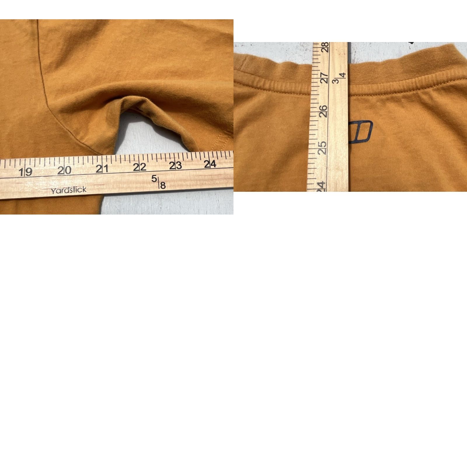 Berghaus Berghaus T-Shirt Mens L Yellow Mountain Sketch Outdoor Hike Climb British HOLE Size US L / EU 52-54 / 3 - 9 Thumbnail