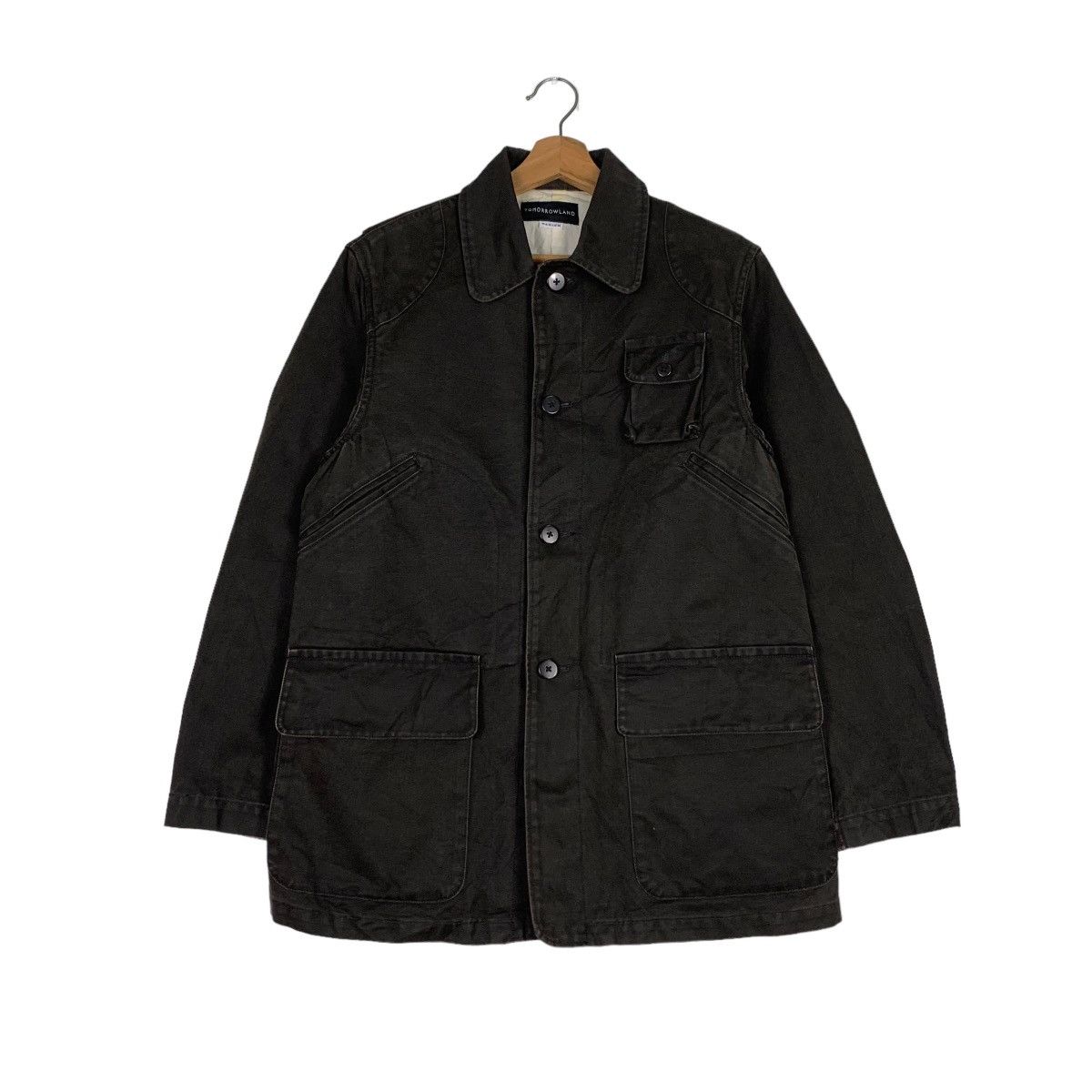 Japanese Brand TOMORROWLAND Casual Chore Jacket #0611-C28 Size US M / EU 48-50 / 2 - 1 Thumbnail