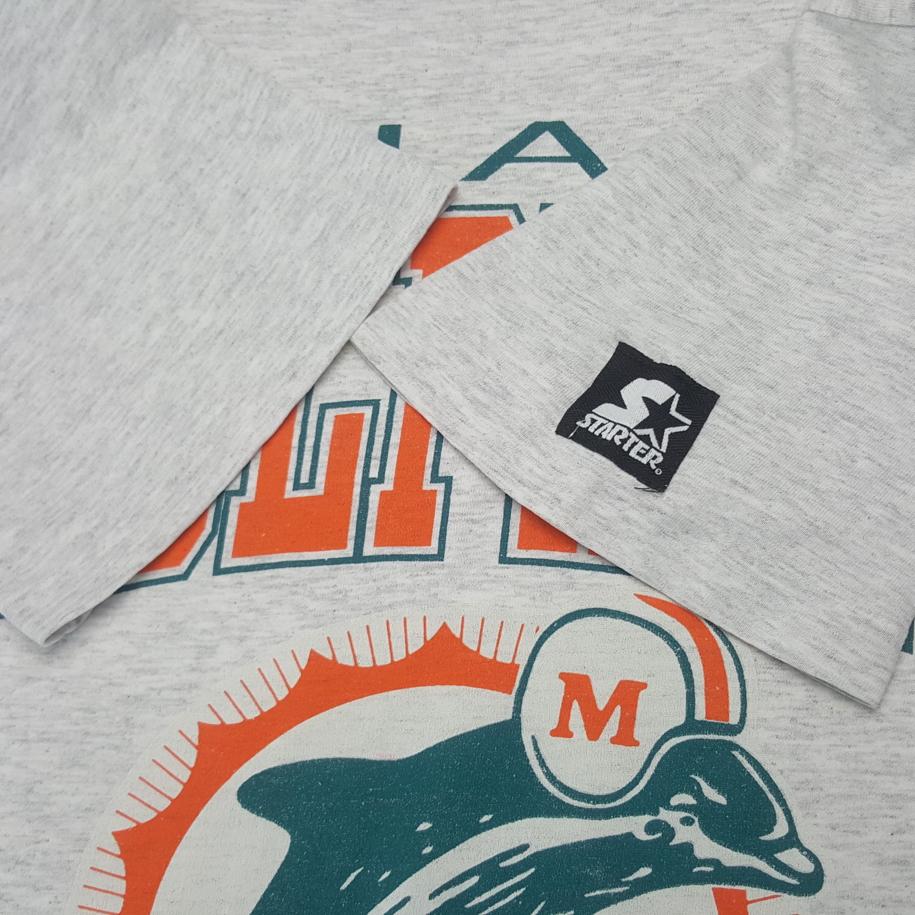 Starter × Vintage Vintage Miami Dolphins Tshirt Size US M / EU 48-50 / 2 - 5 Thumbnail