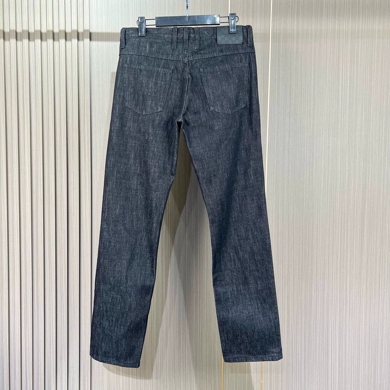 Gucci Gucci Old-fashioned leather brand black washed jeans 2504-N Size US 30 / EU 46 - 2 Thumbnail