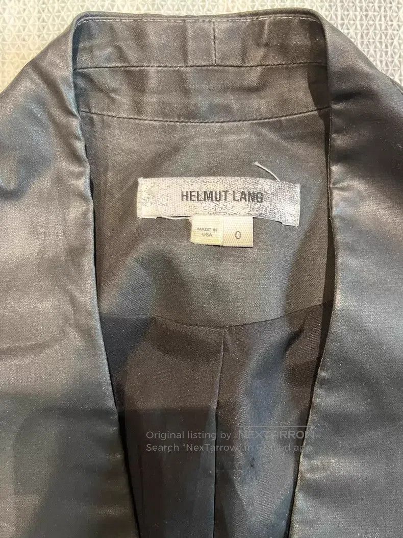 Helmut Lang Helmut Lang size 0 90s black pleated suit Size S / US 4 / IT 40 - 4 Thumbnail