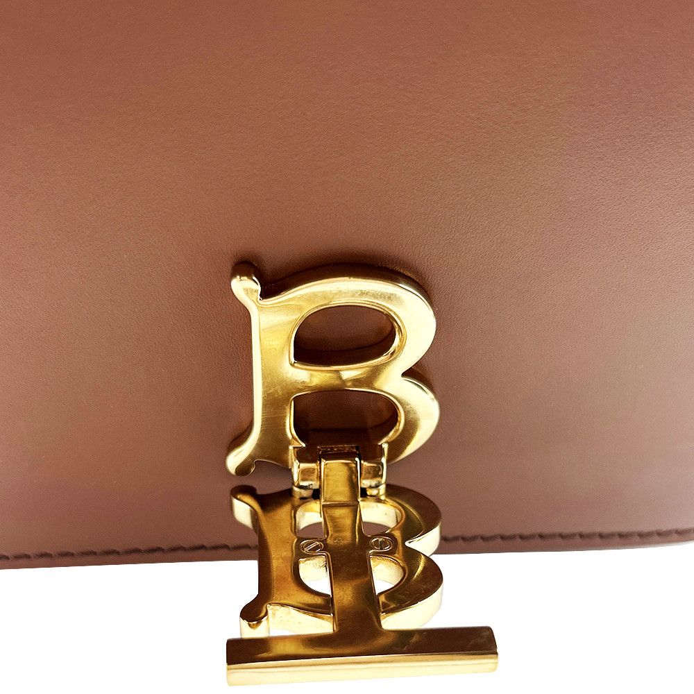 Burberry BURBERRY Calfskin TB Belt Bag Brown Size ONE SIZE - 6 Thumbnail