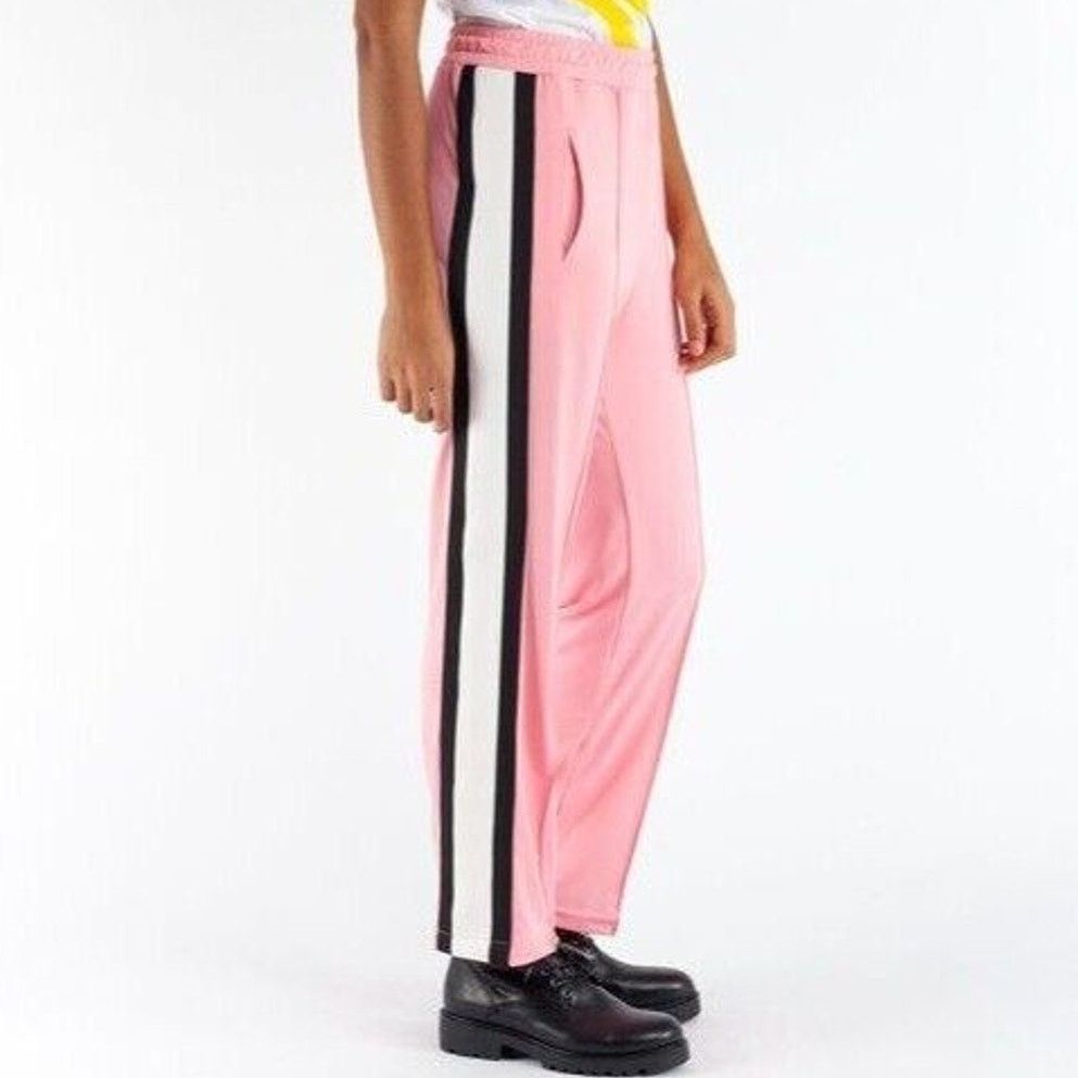 Ganni Ganni Womens Dubois Polo Side Stripe Sweatpants L Designer Size 32" / US 10 / IT 46 - 1 Thumbnail