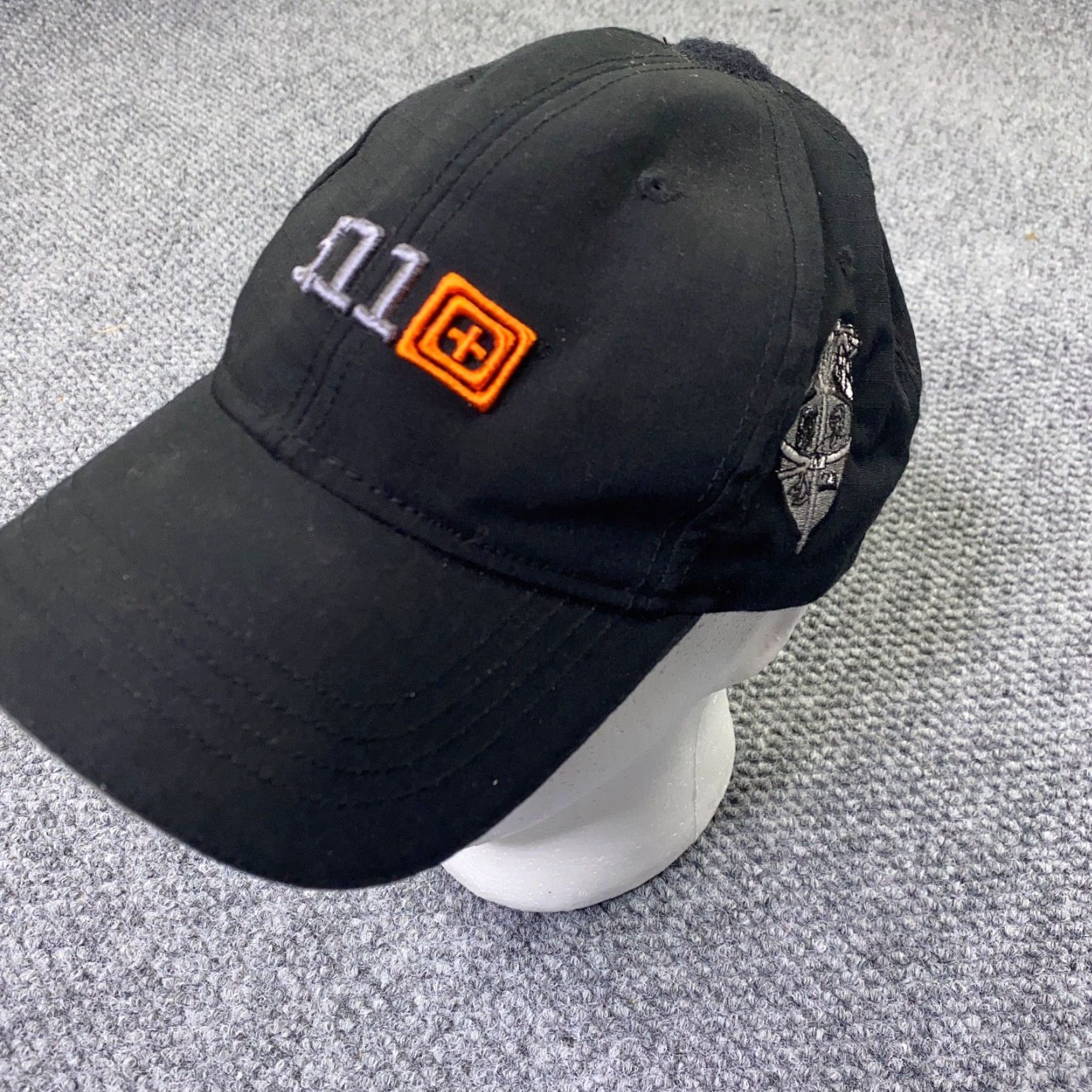 Vintage 5.11 Tactical Hat Mens One Size Black Adjustable Embroidered Logo Size ONE SIZE - 3 Thumbnail