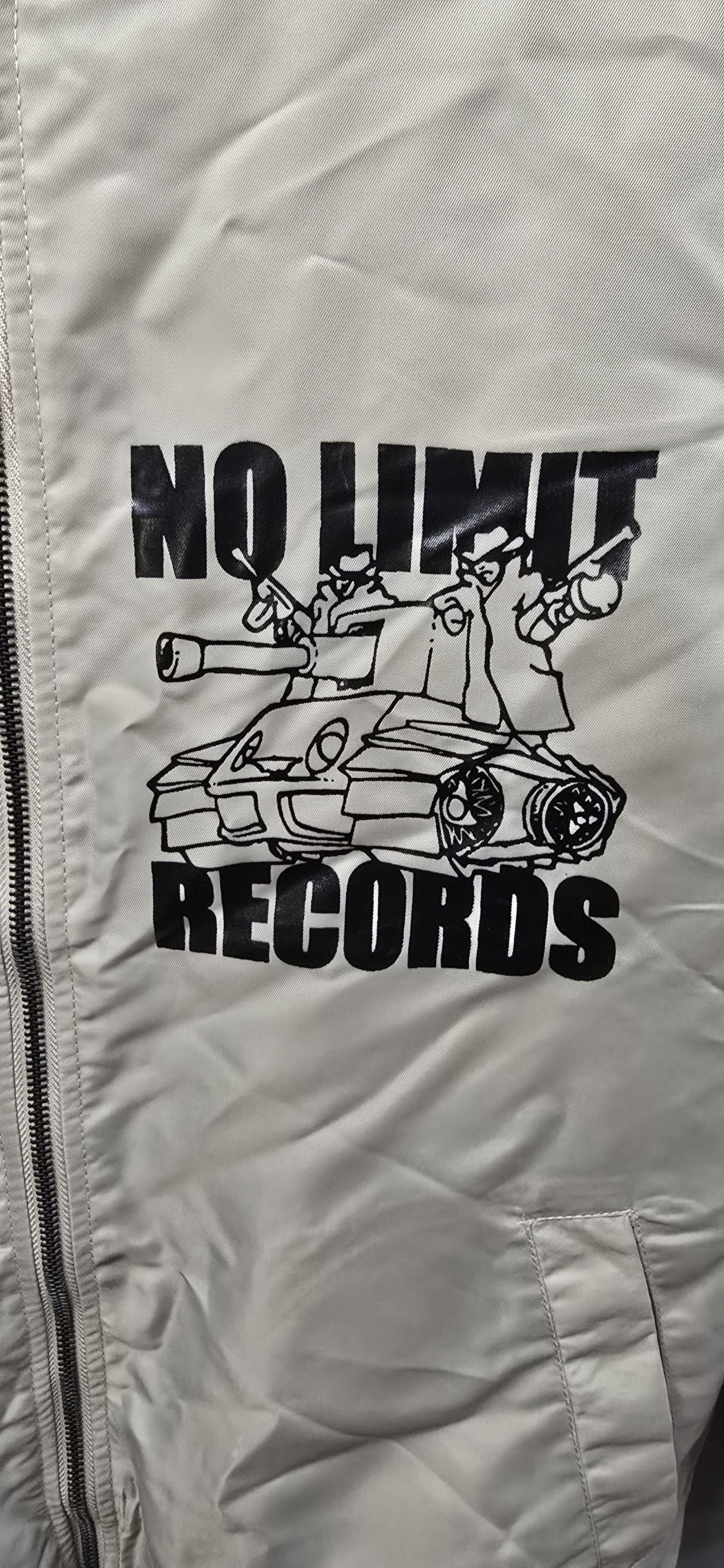 Elwood No Limit Records Jacket tan small vintage Size US S / EU 44-46 / 1 - 2 Thumbnail