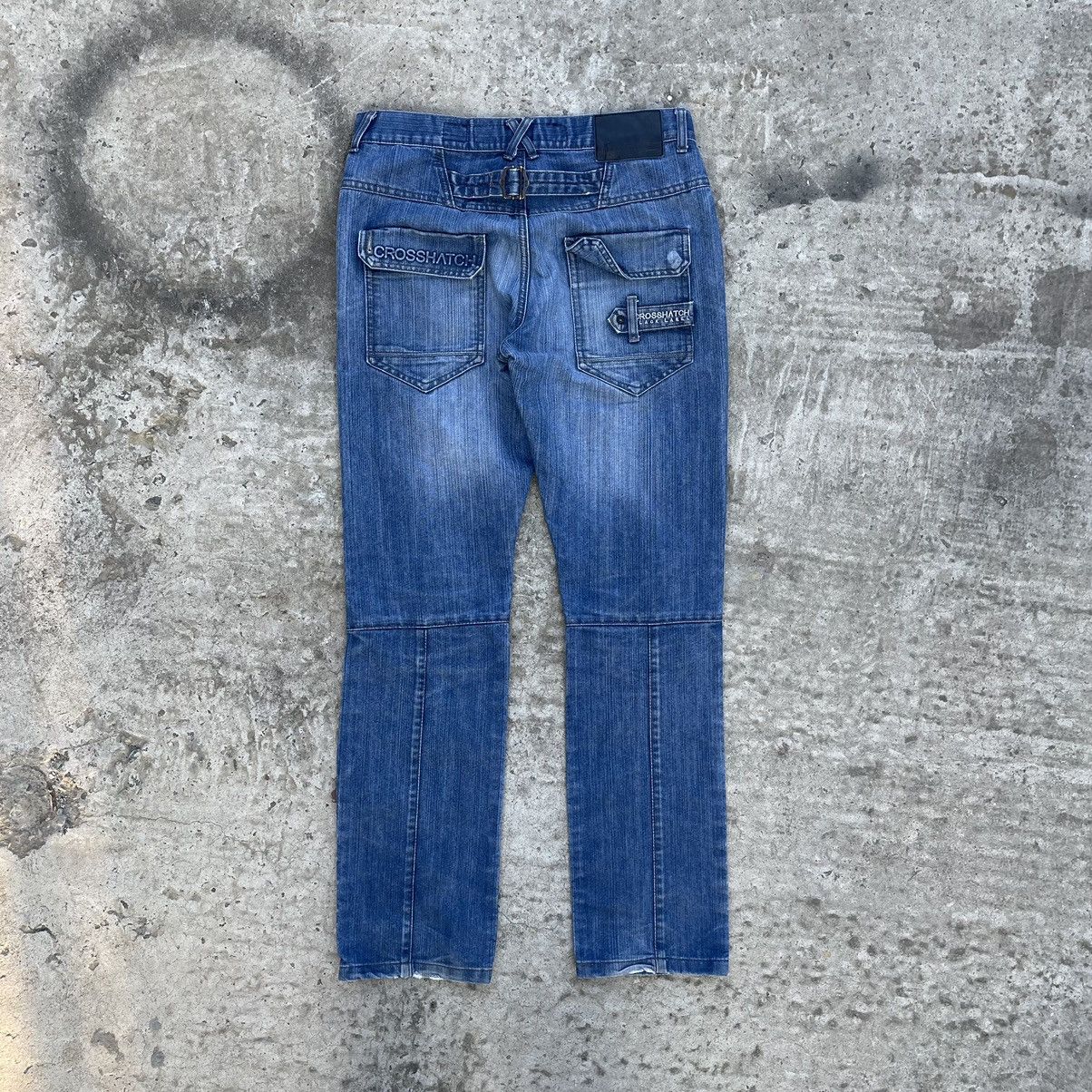 Vintage Vintage Jeans Cross Hatch Work Wear Y2K Style USA 90s Size US 32 / EU 48 - 2 Thumbnail