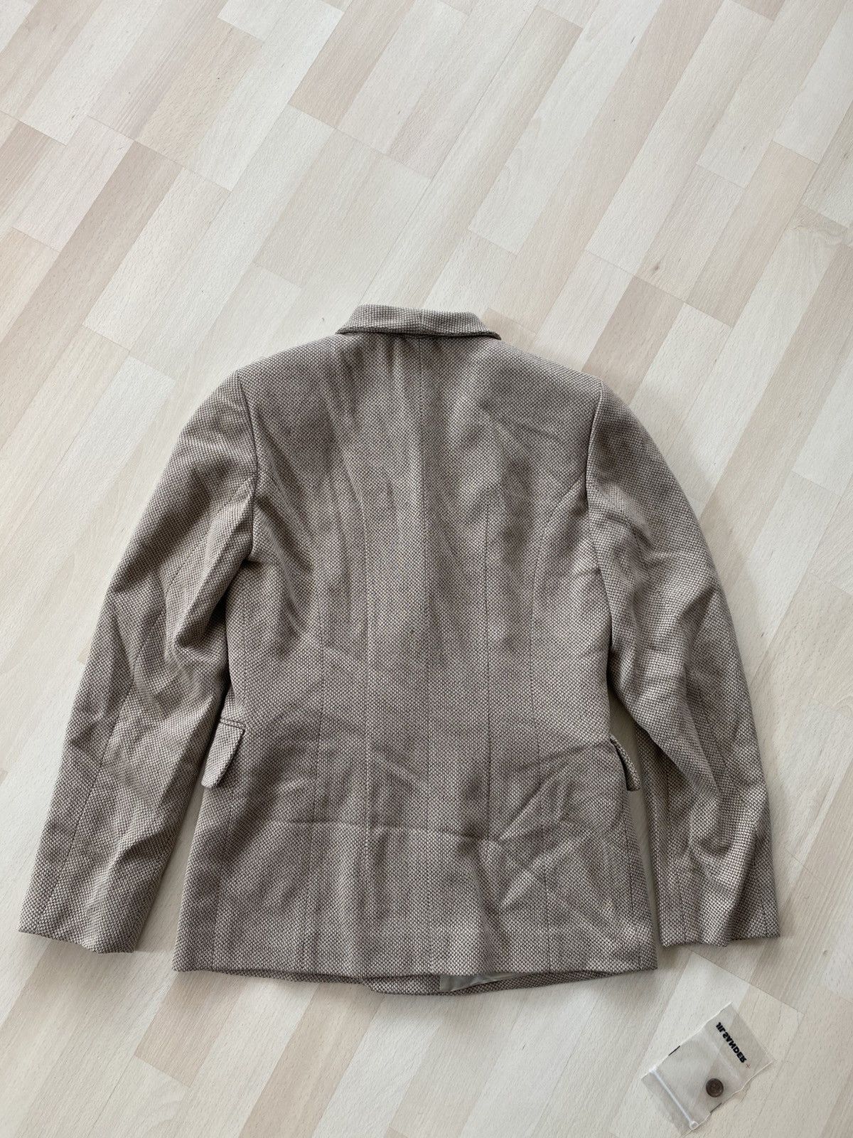 Jil Sander Vintage 90s Tweed Jil Sander Blazer Size XS / US 0-2 / IT 36-38 - 10 Thumbnail