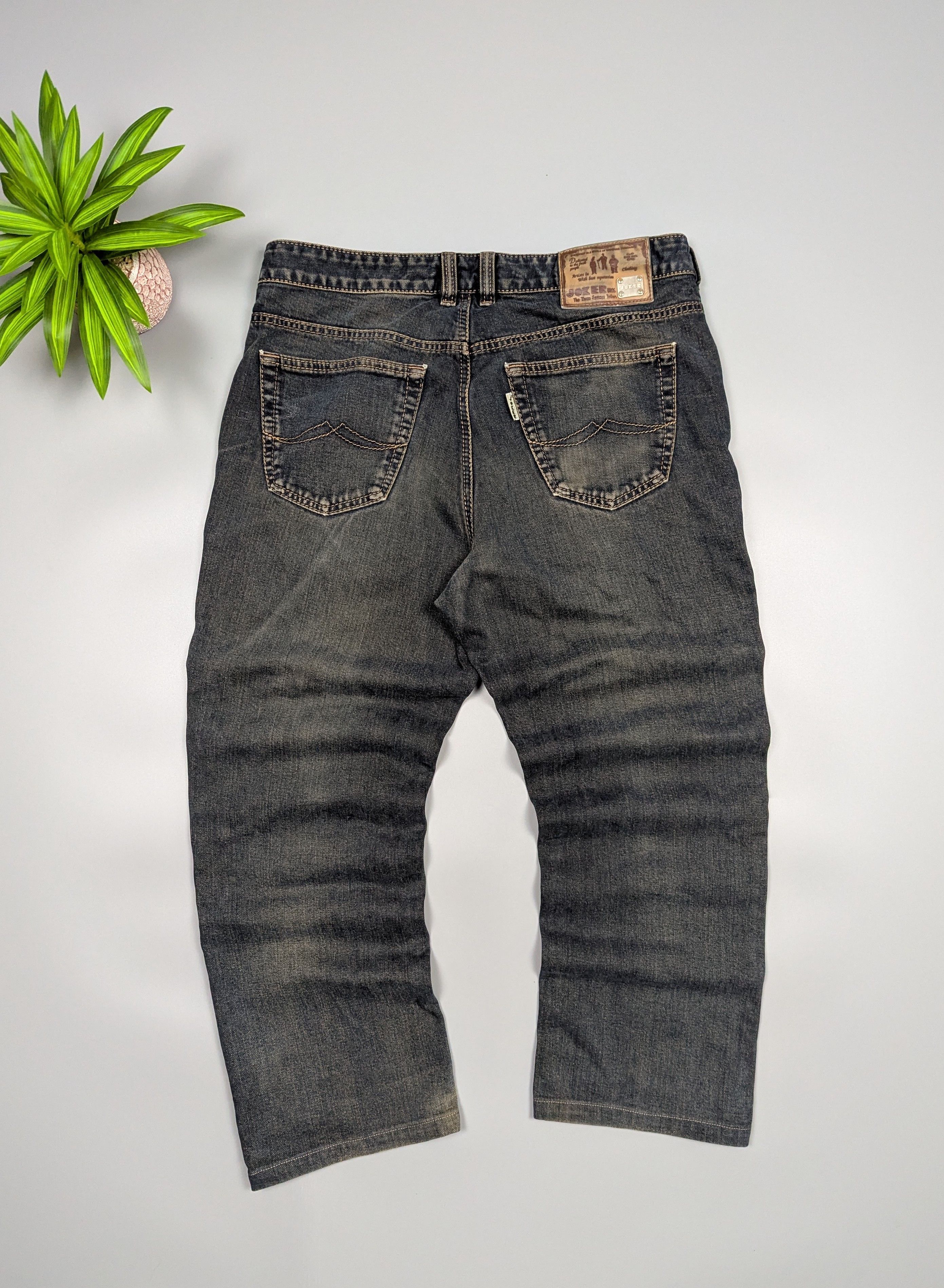 Vintage JOKER Vintage 90s Faded Distressed Straight Leg Jeans Size US 36 / EU 52 - 14 Thumbnail