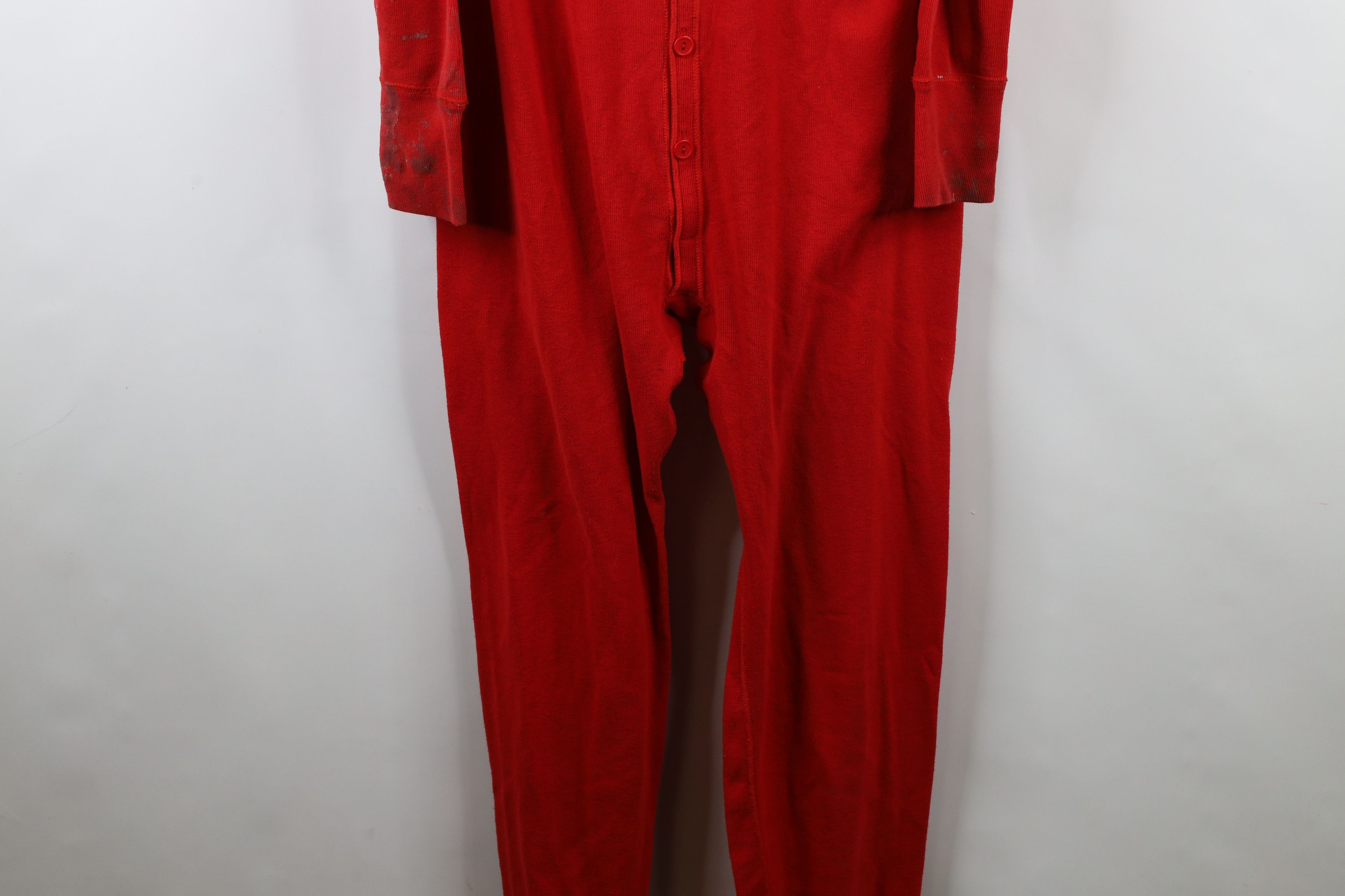 Vintage Vintage 90s Streetwear Distressed Ribbed Knit Union Suit Size US L / EU 52-54 / 3 - 5 Thumbnail
