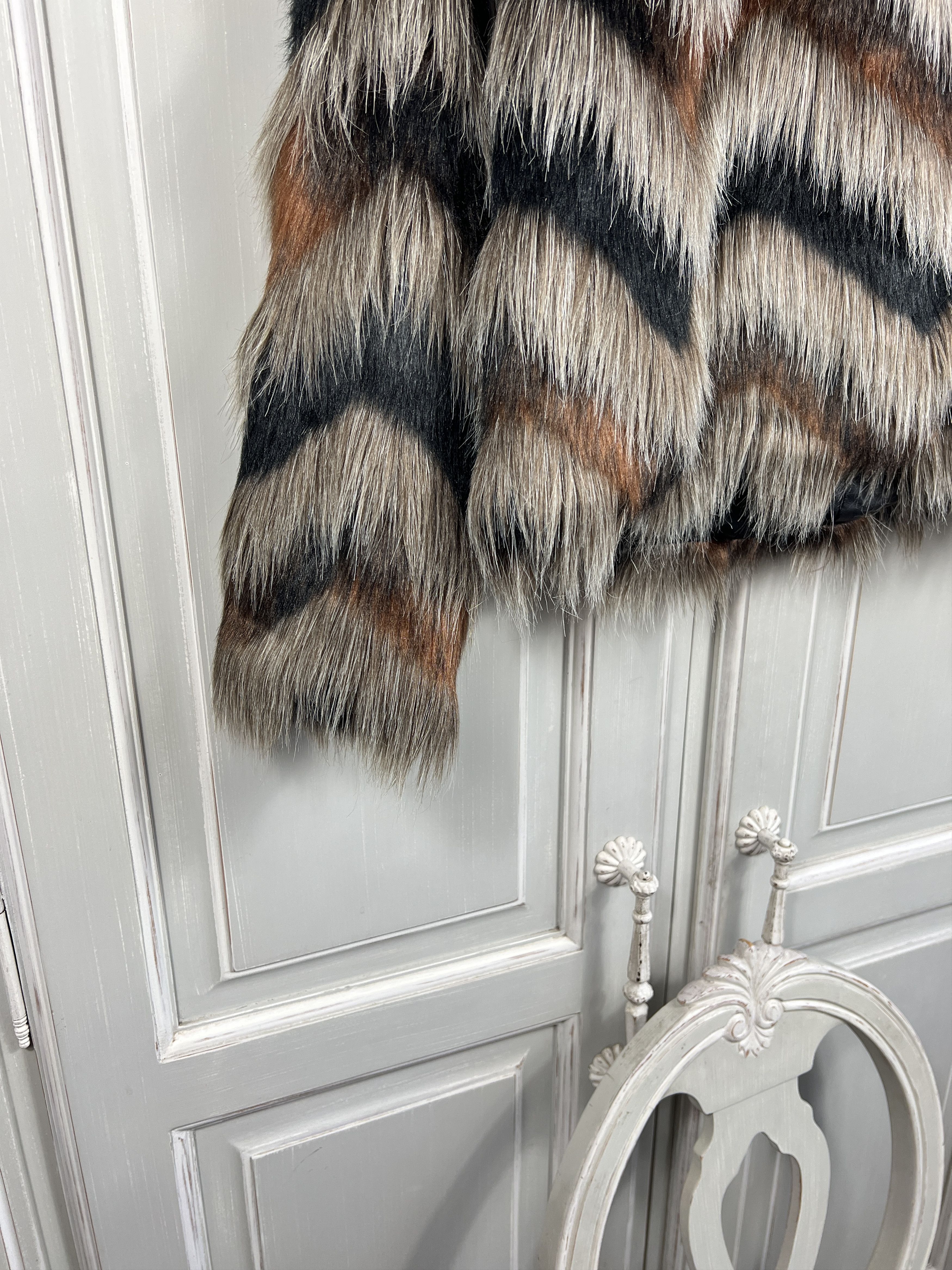 20471120 vintage cropped faux fur coat Size L / US 10 / IT 46 - 7 Thumbnail