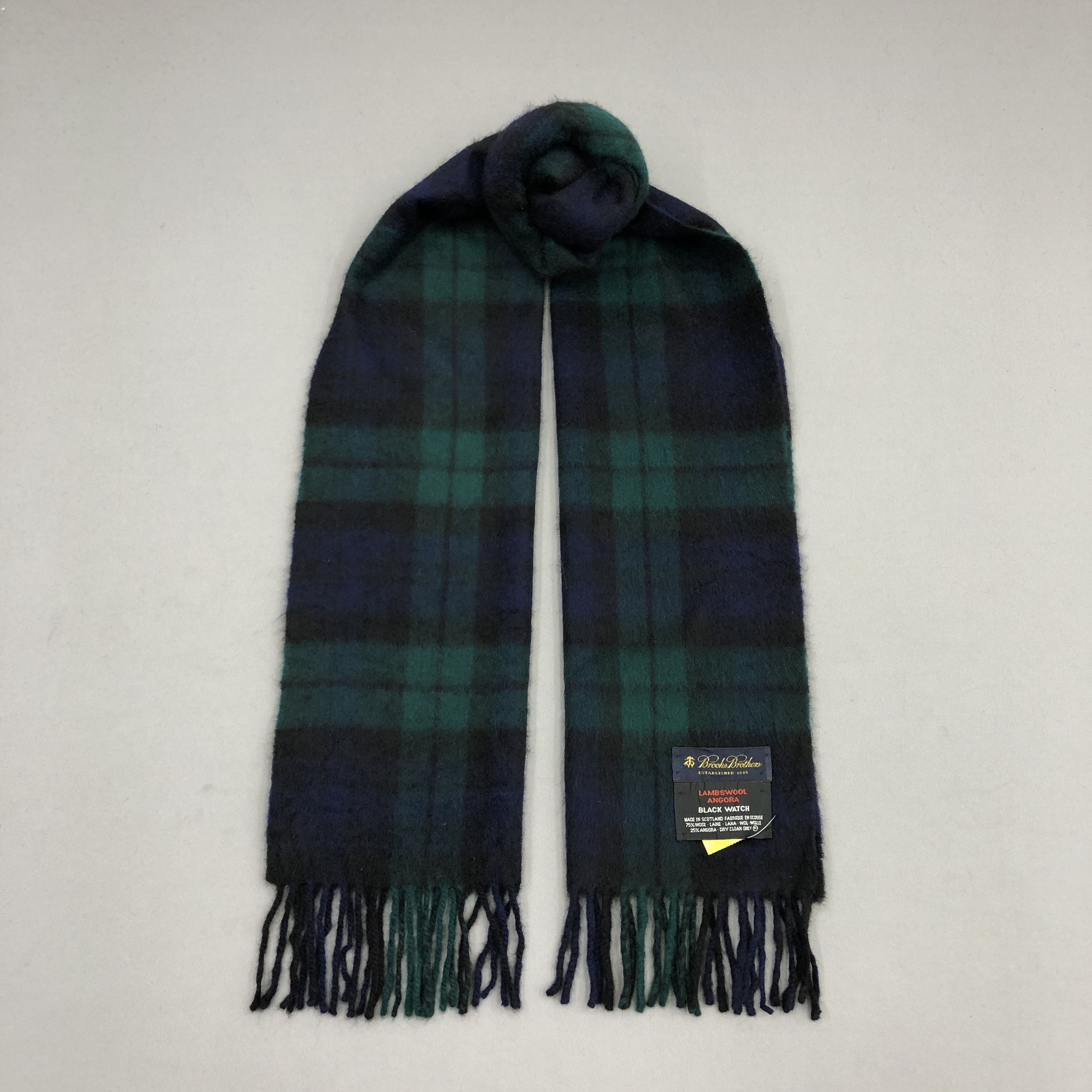 Brooks Brothers Vintage Brooks Brothers Scarf Muffler Wool Cashmere Scarves Size ONE SIZE - 1 Thumbnail