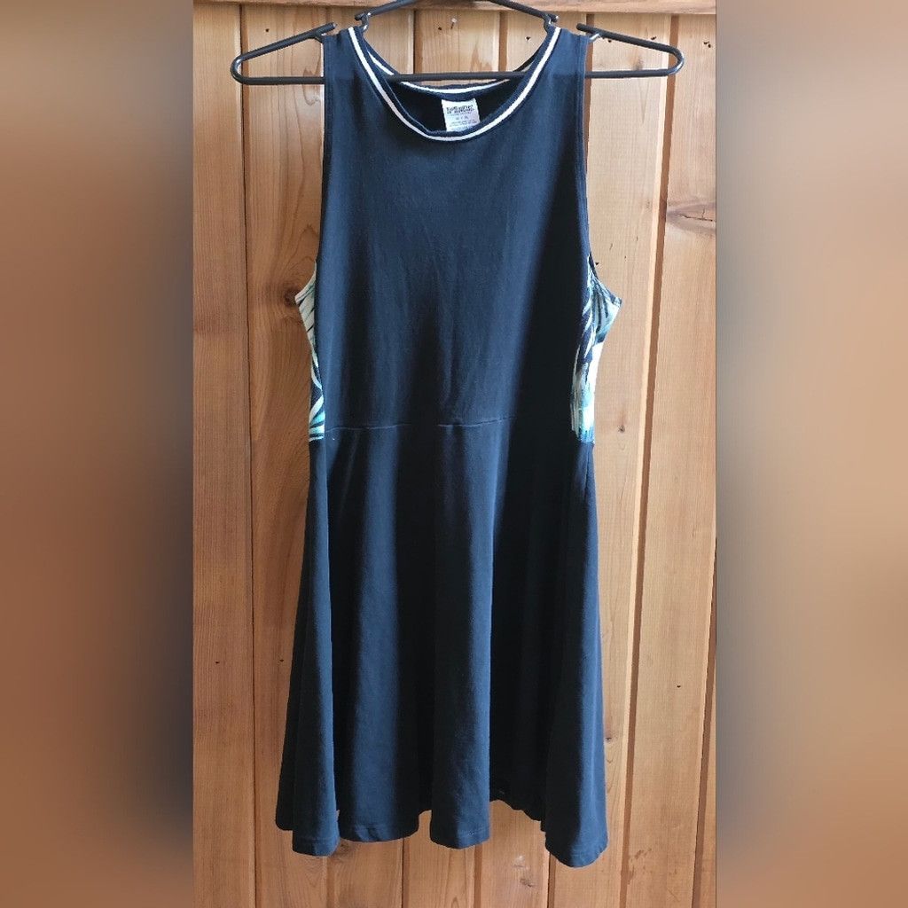 Victoria's Secret PINK by Vctoria's Secret Black and Blue Pattern Dress Size M / US 6-8 / IT 42-44 - 6 Thumbnail