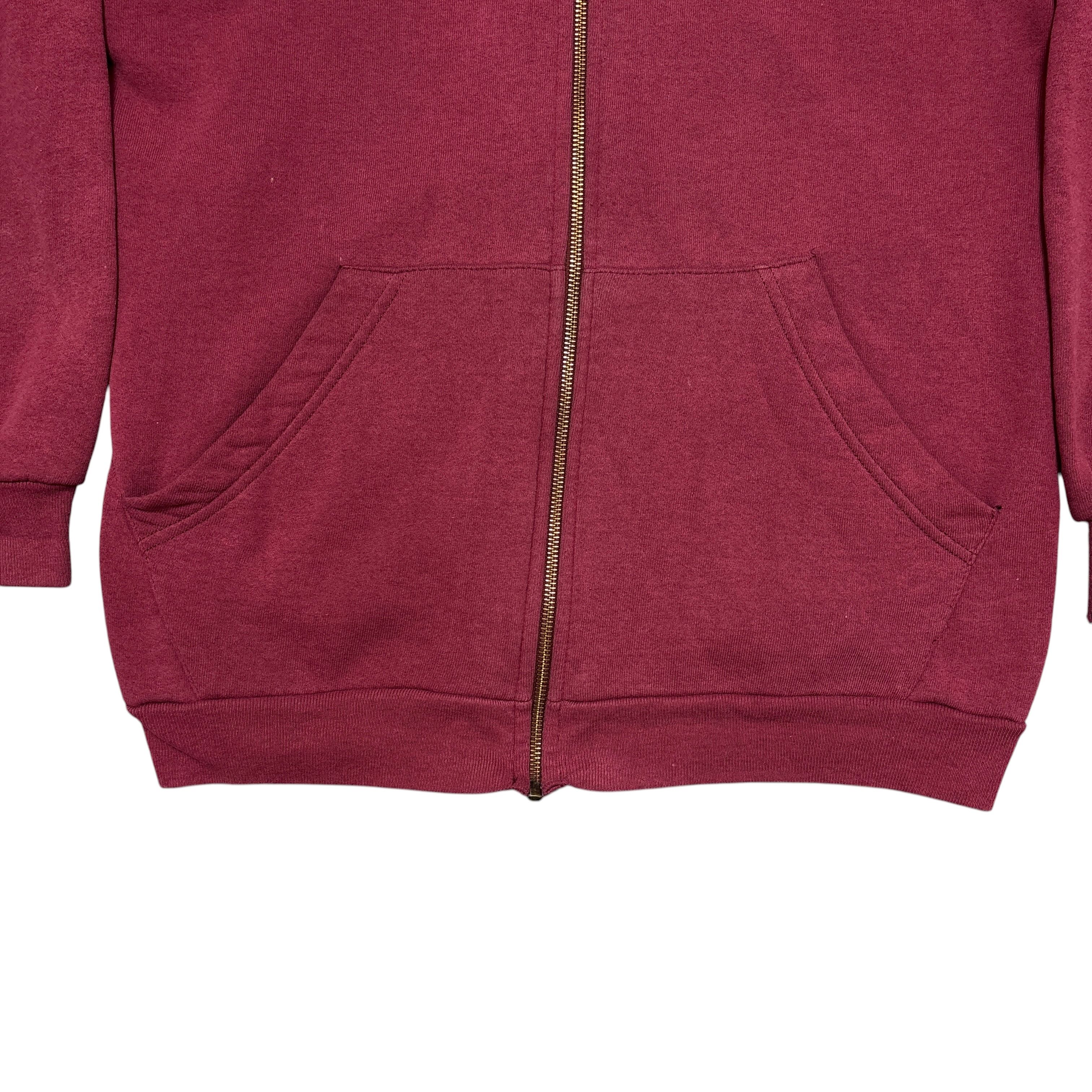 Fruit Of The Loom Vintage Blank Hoodie 90s Fruit Of The Loom Made In Usa Size US L / EU 52-54 / 3 - 8 Thumbnail
