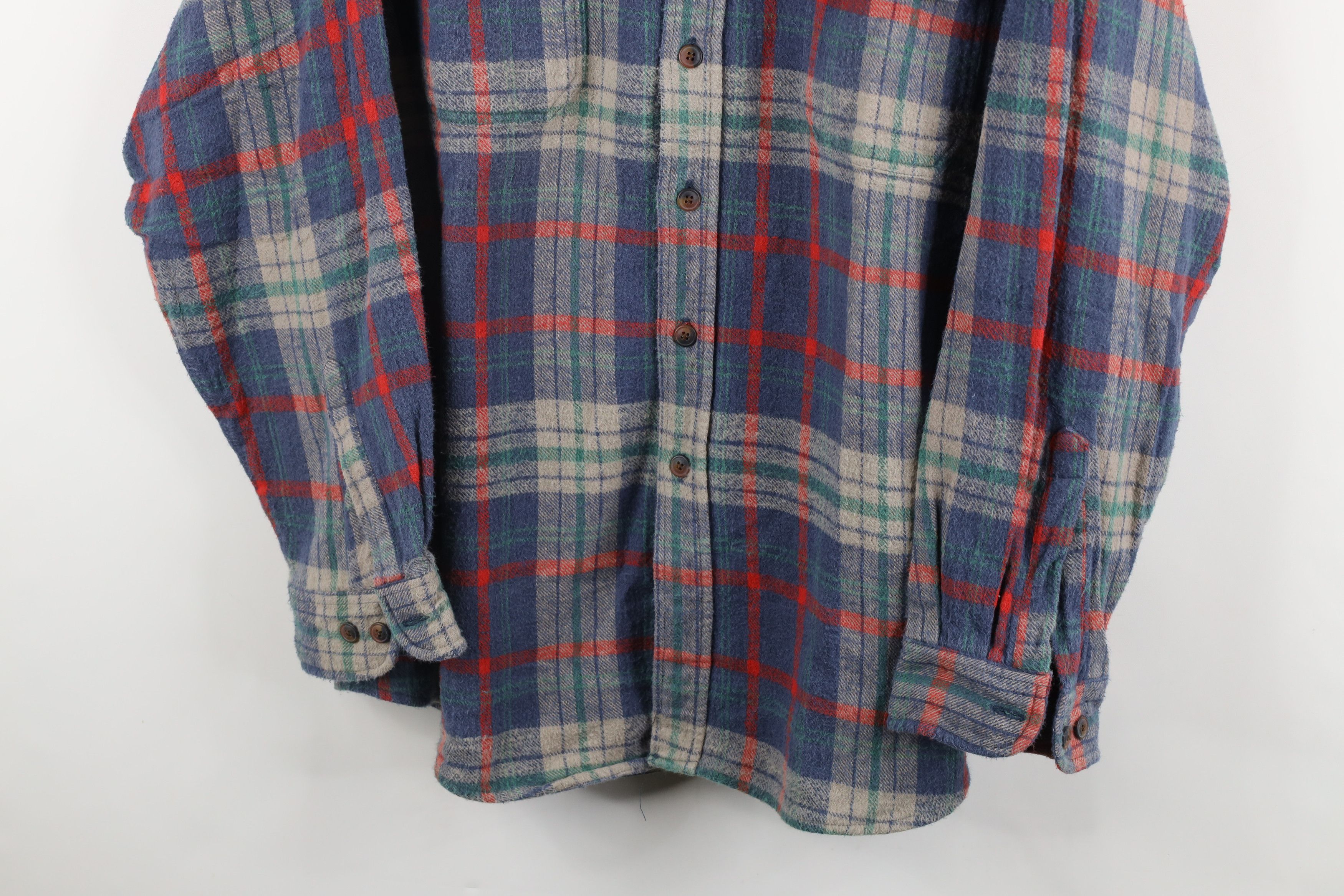 Vintage Vintage 90s Streetwear Heavyweight Flannel Button Shirt Size US XXL / EU 58 / 5 - 3 Thumbnail