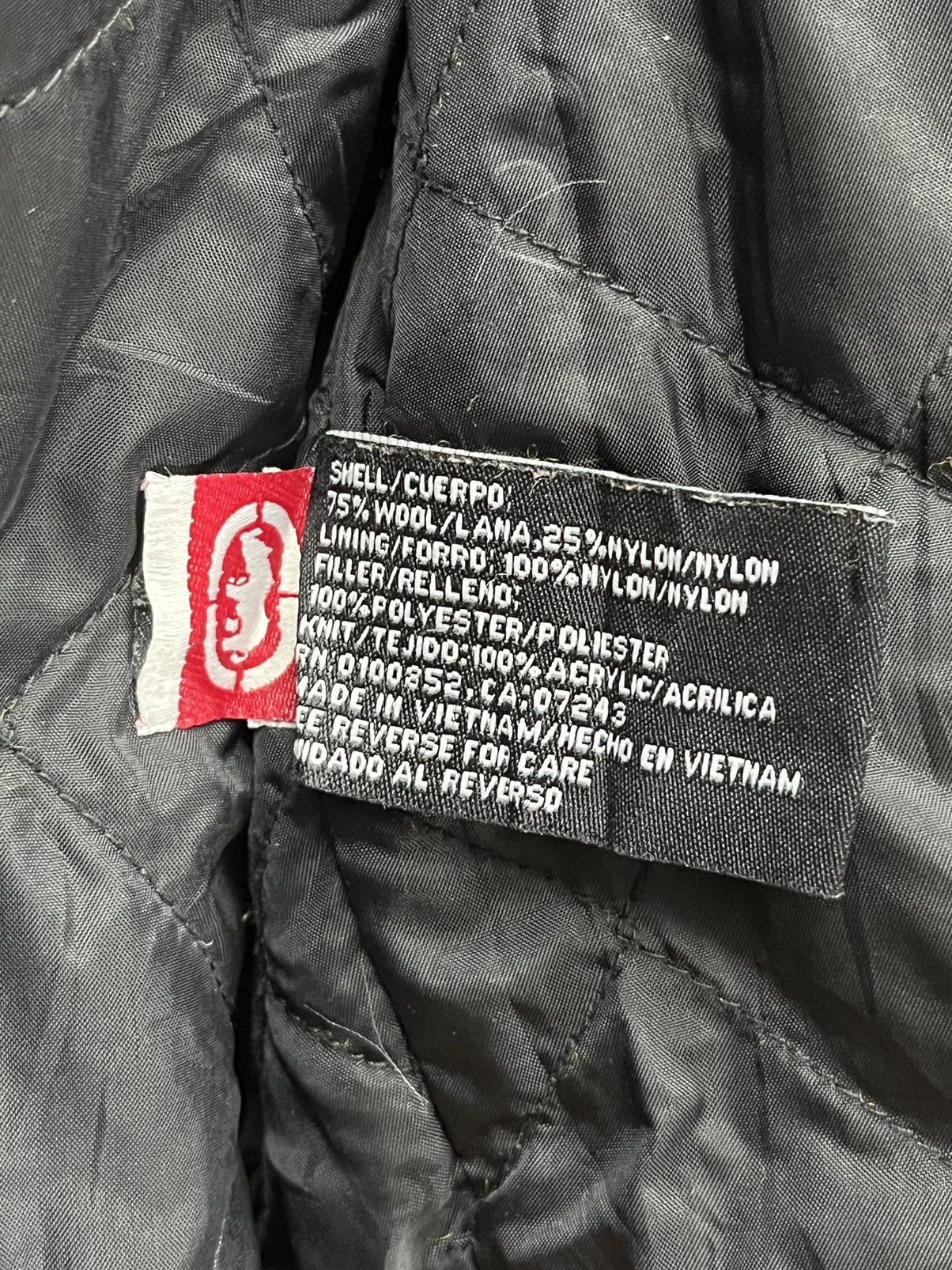 Ecko Unltd. 🔥Vintage ECKO RED Quilted Lined Wool Cropped Jacket Size S / US 4 / IT 40 - 19 Thumbnail