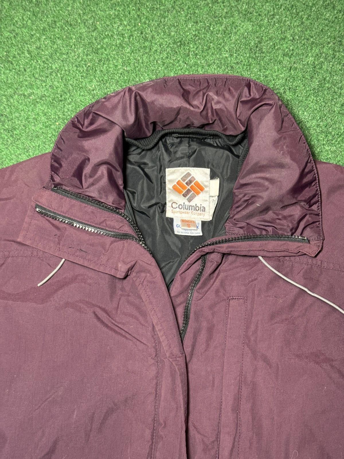 Columbia Vintage 90s Columbia Goretex Small Purple Parka Jacket Size S / US 4 / IT 40 - 2 Thumbnail