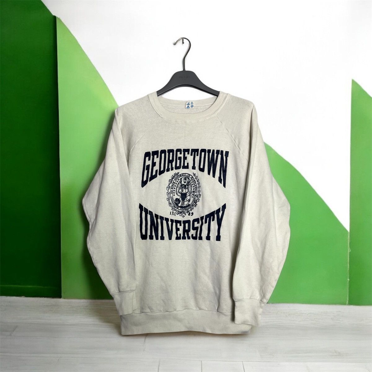 🔥 1980s CHAMPION VINTAGE GEORGETOWN CREWNECK Y2K sweatshirt
