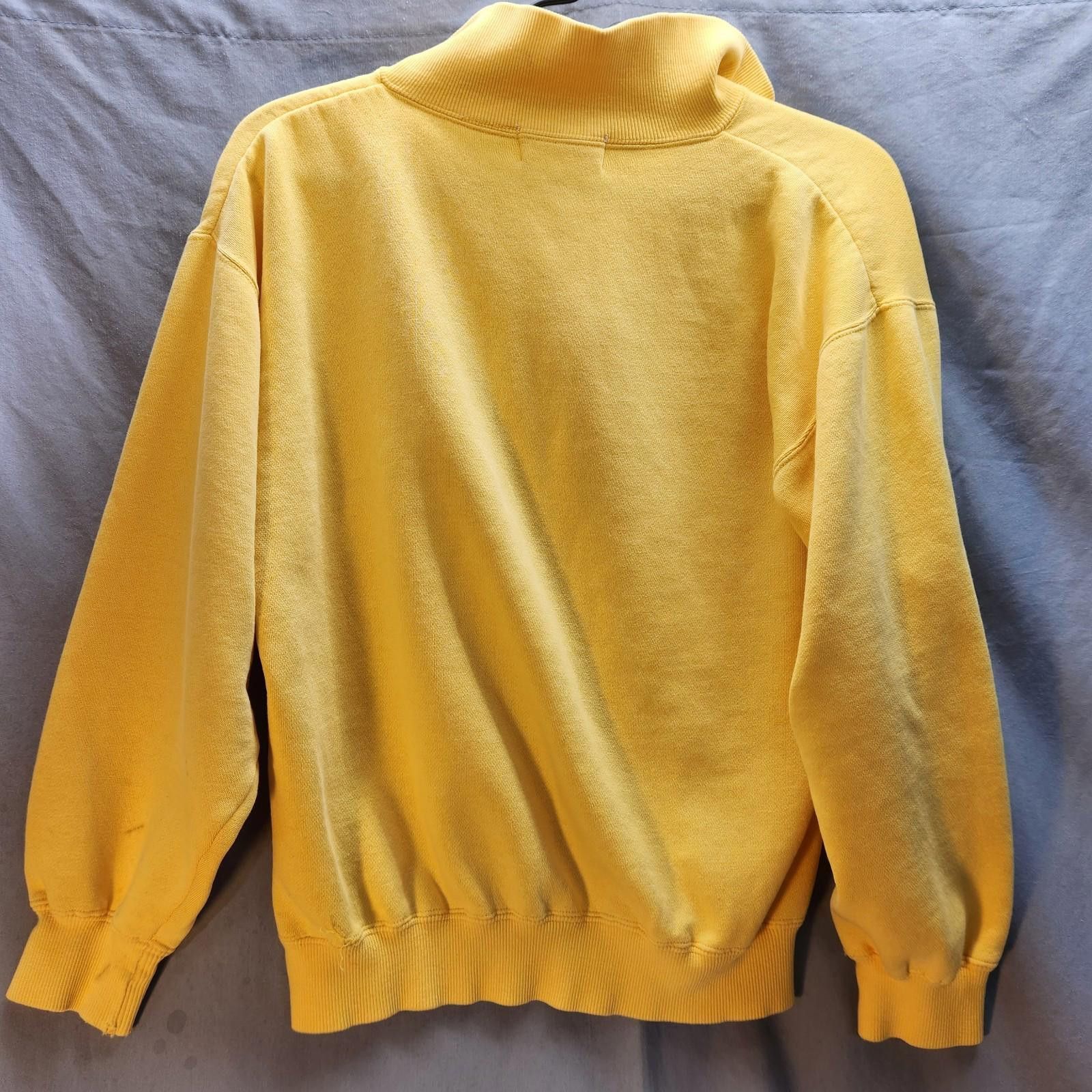Vintage Vintage 80s Coca Cola Yellow Half Zip Sweatshirt Size Small Size US S / EU 44-46 / 1 - 9 Thumbnail