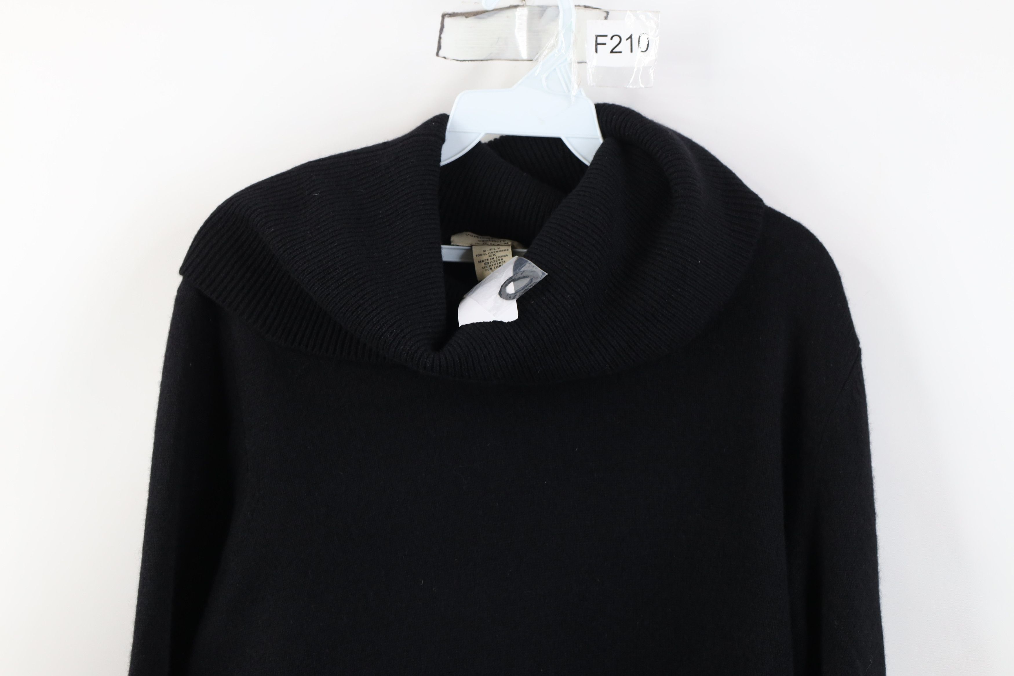 NOS Vintage 90s Y2K Babydoll Funnel Turtleneck Sweater