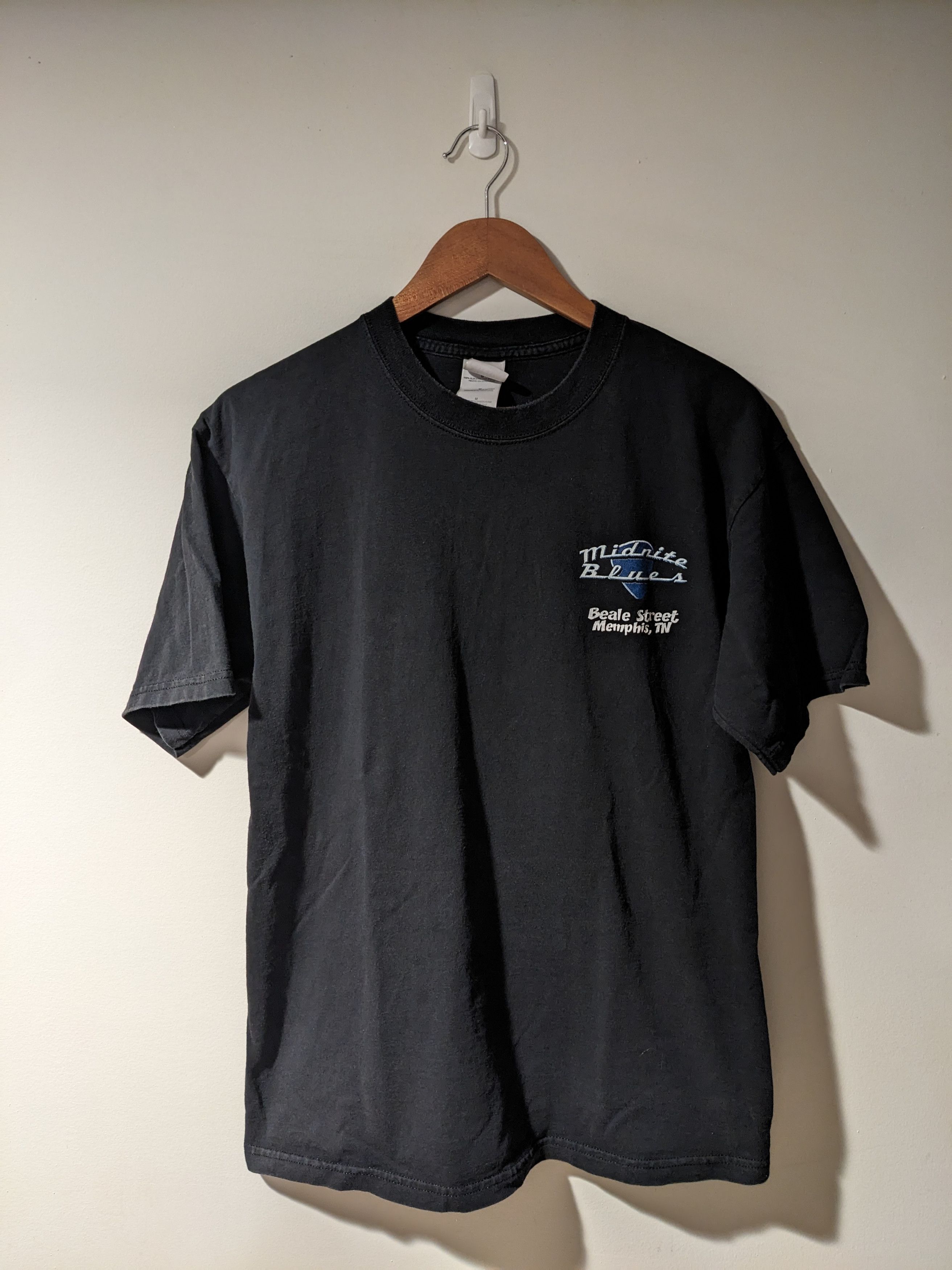 Band Tees × Vintage Vintage Y2K Midnight Blues Gibson Guitar Music T-Shirt Size US M / EU 48-50 / 2 - 3 Thumbnail