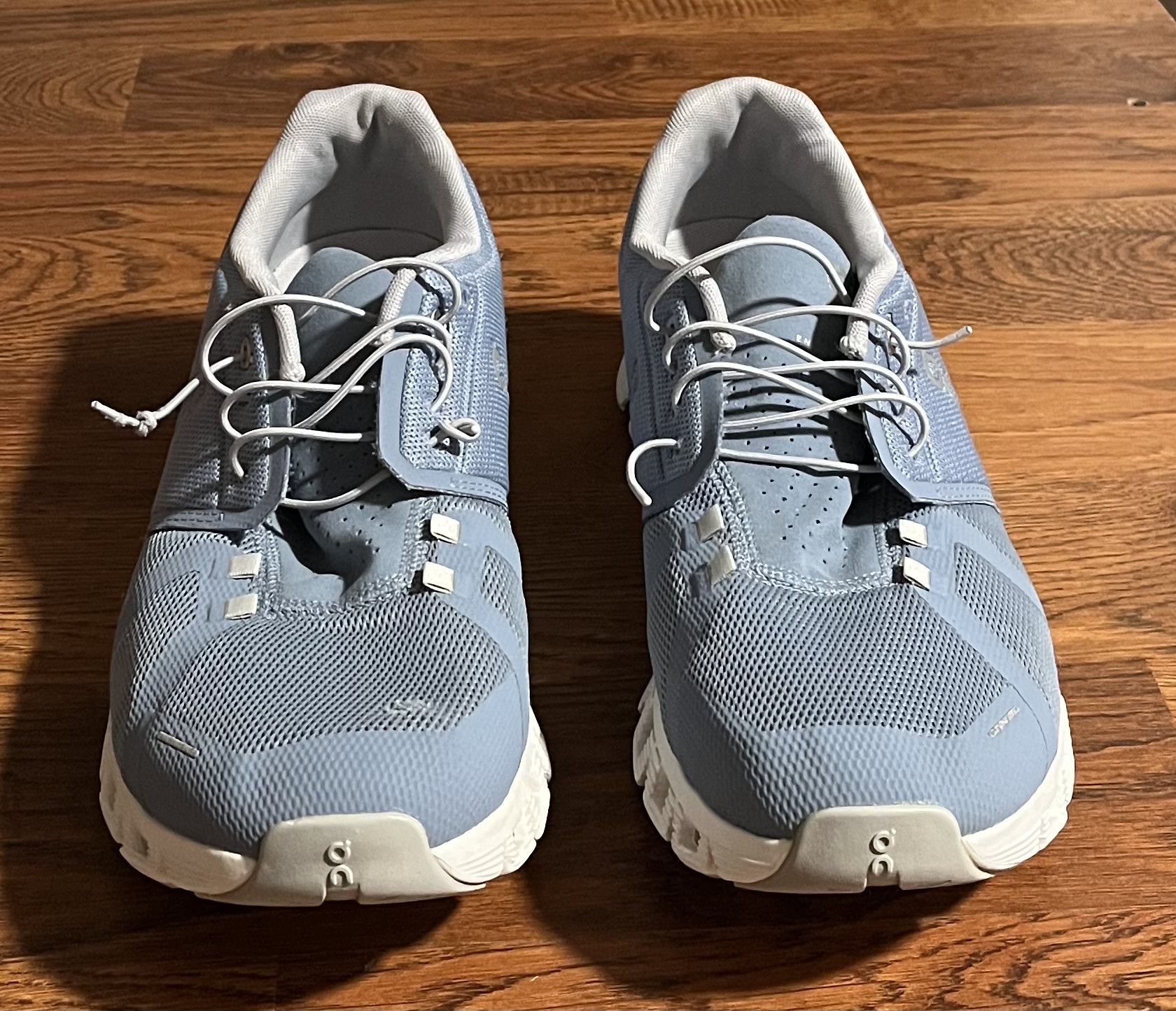 Other On Cloud 5 Running Shoes Blue White Size US 13 / EU 46 - 4 Thumbnail