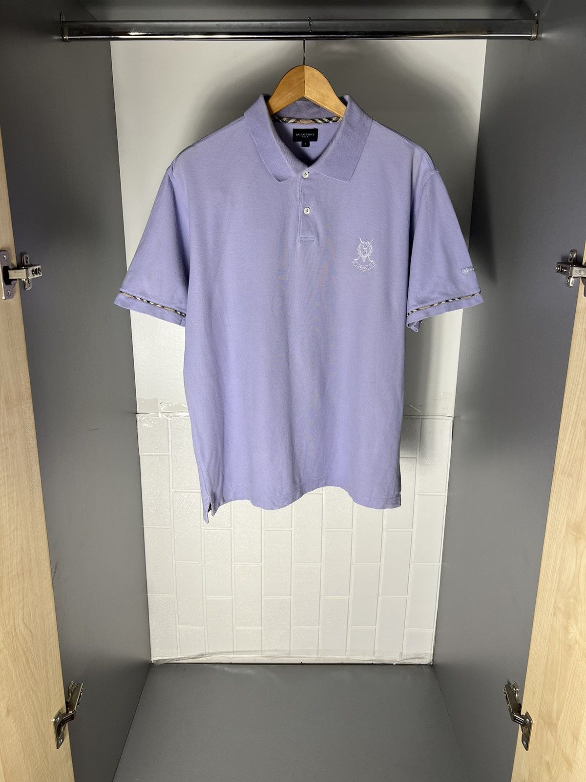Burberry VINTAGE BURBERRY LONDON GOLF CLASSIC CASUAL POLO RETRO 90s Size US L / EU 52-54 / 3 - 2 Thumbnail