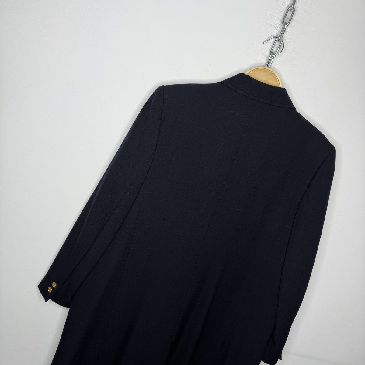 Burberry BURBERRY Jacket Coat Double Breasted Wool Navy Golden Button Size US M / EU 48-50 / 2 - 11 Thumbnail