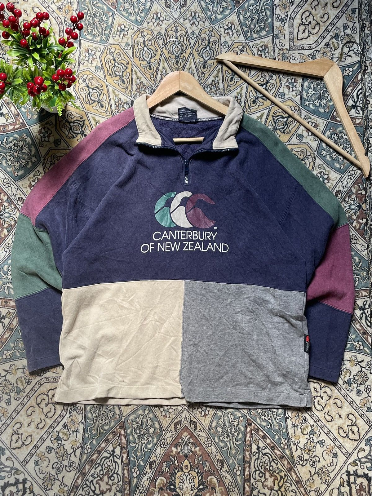 Canterbury of New Zealand Rare Vintage 00s Quarter Zip x Canterbury Of New Zealand Size US M / EU 48-50 / 2 - 1 Thumbnail