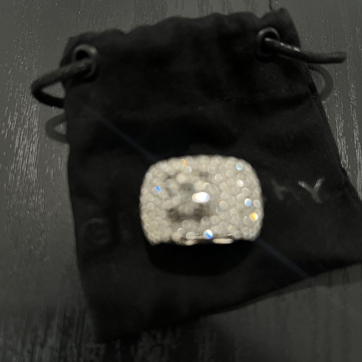 Givenchy Givenchy 4G Crystal Claw Paved Ring Size ONE SIZE - 4 Thumbnail