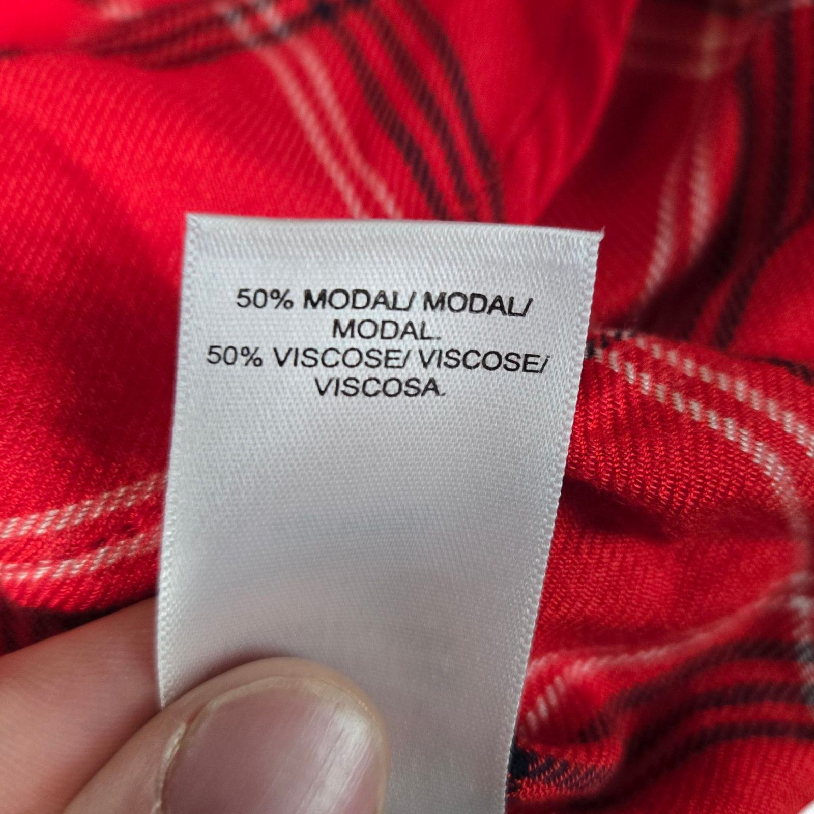 Lucky Brand Lucky Brand Red Plaid Flannel Button Up Top Size XS Size XS / US 0-2 / IT 36-38 - 6 Thumbnail