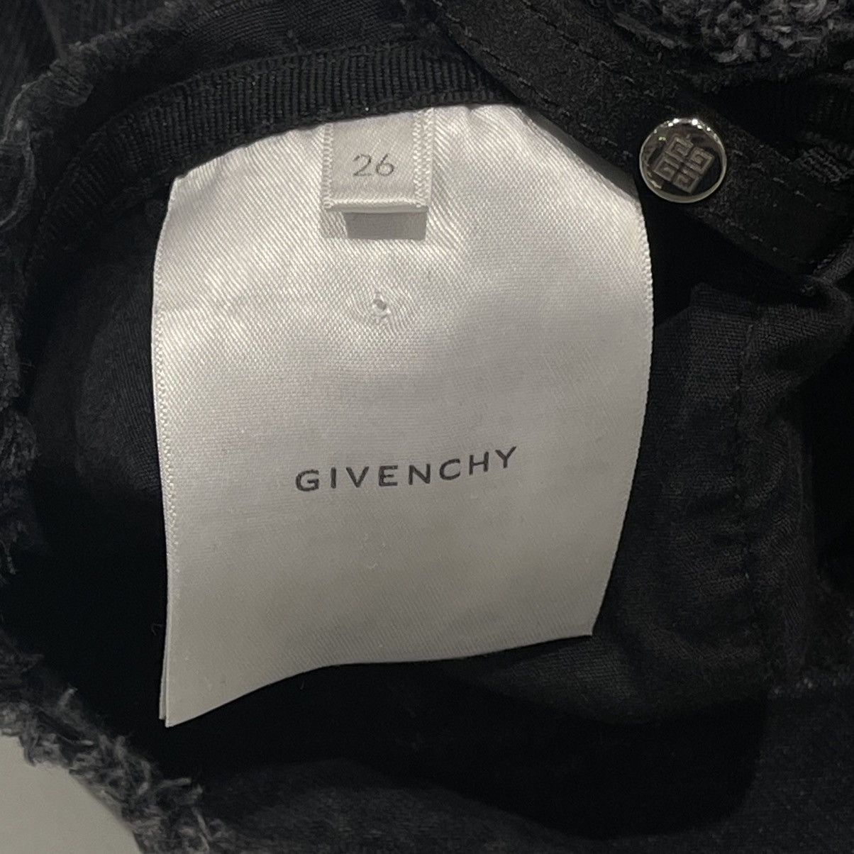 Givenchy Givenchy Wide-Leg Denim Cotton Jeans Size 26" / US 2 / IT 38 - 9 Thumbnail