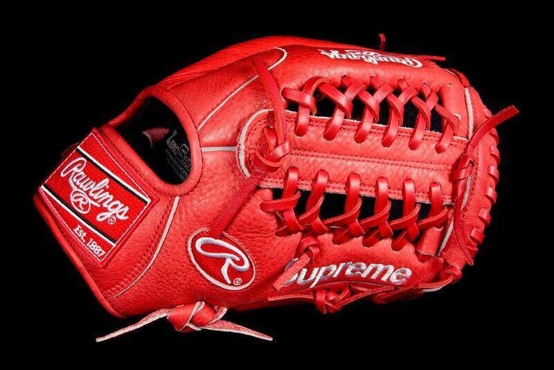 Supreme SS12 SUPREME RAWLINGS 12IN. BASEBALL GLOVE RIGHT THROW Size ONE SIZE - 4 Thumbnail