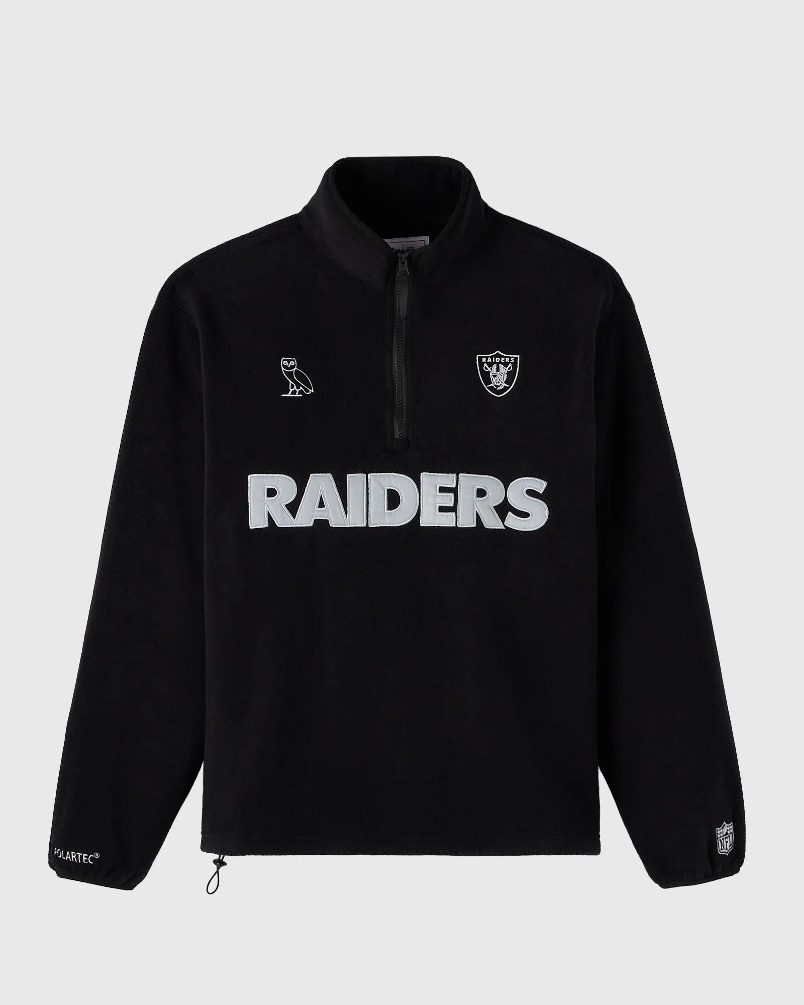 OVO x NFL x Polartec RAIDERS MOCK NECK QUARTER-ZIP FLEECE