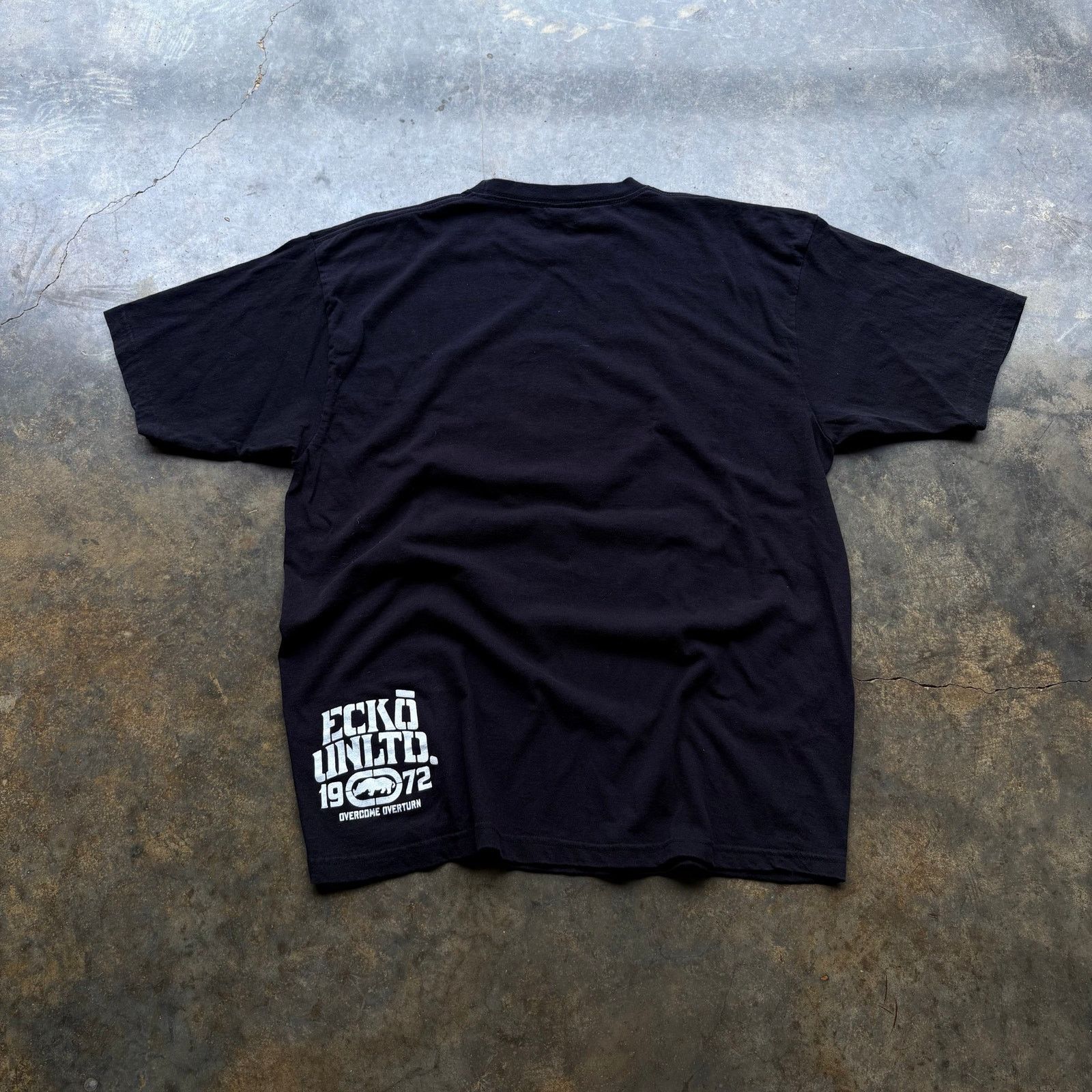 Ecko Unltd. Rare Vintage Ecko Black Graphic T-shirt Size Large Size US L / EU 52-54 / 3 - 4 Thumbnail
