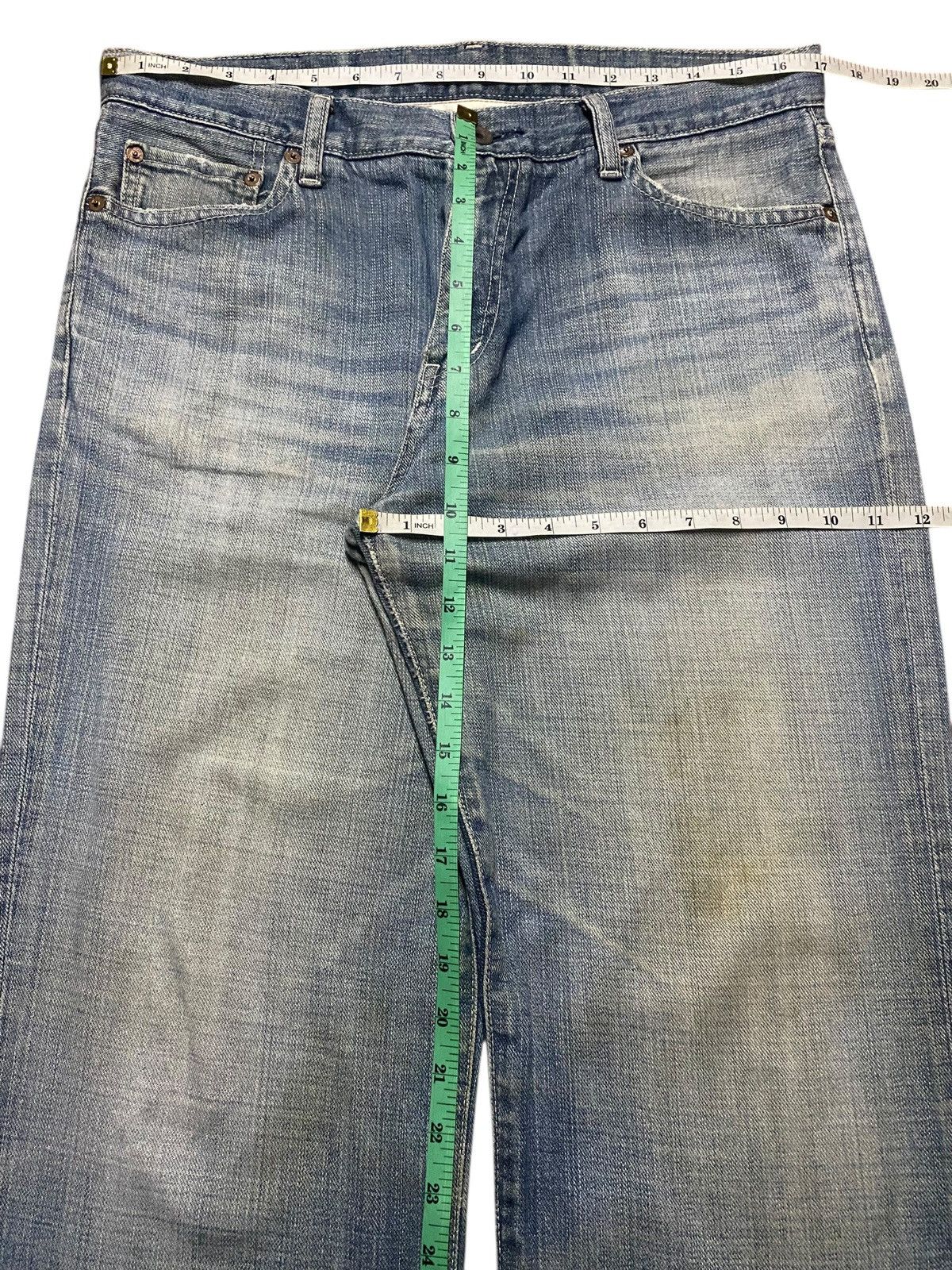 Uniqlo Japanese Brand Uniqlo S-002 Light Wash Loose Jeans Size US 34 / EU 50 - 10 Thumbnail