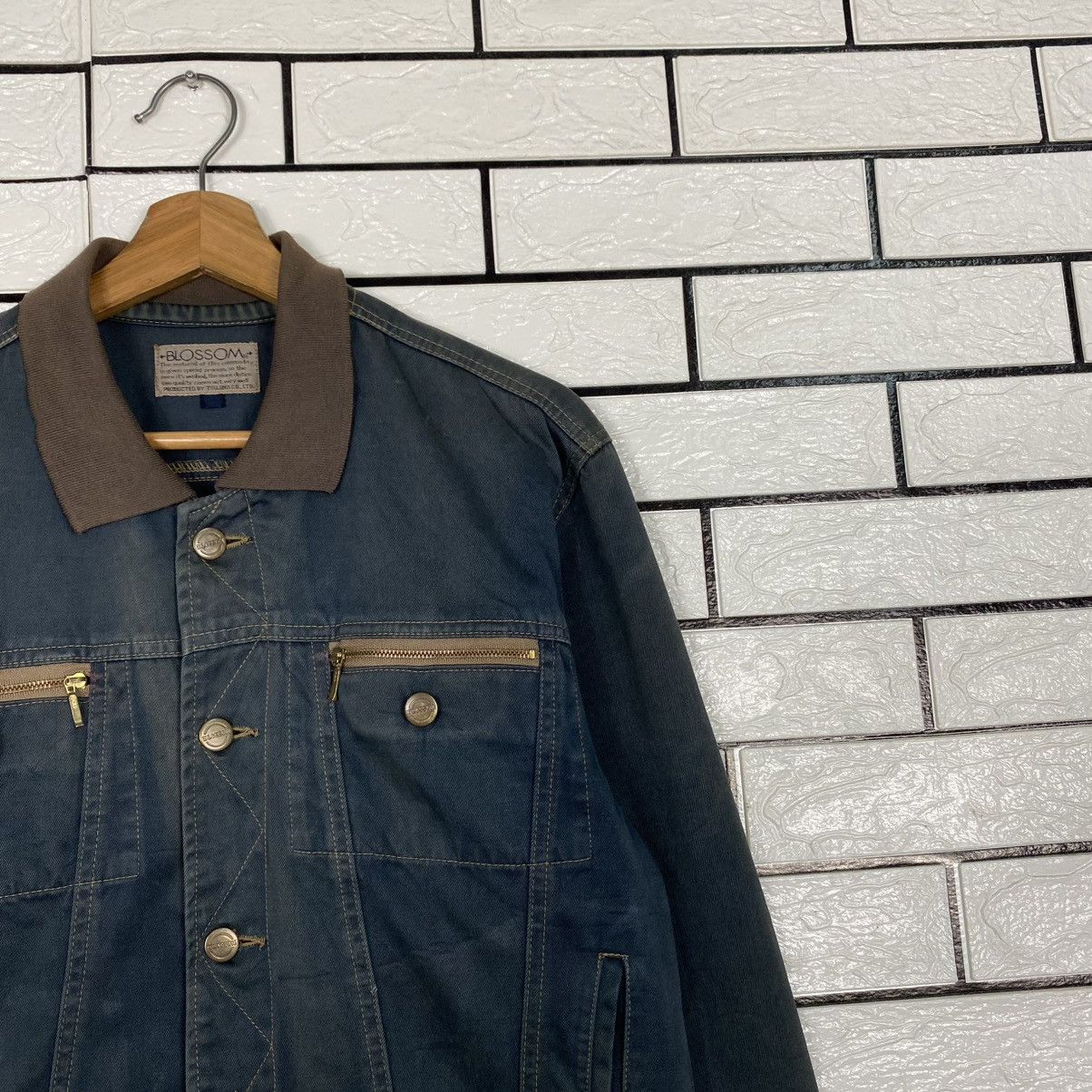 Issey Miyake 🔥CROPPED HUNTING JACKET BUTTON BLOSSOM DUCK CANVAS Size US M / EU 48-50 / 2 - 6 Thumbnail