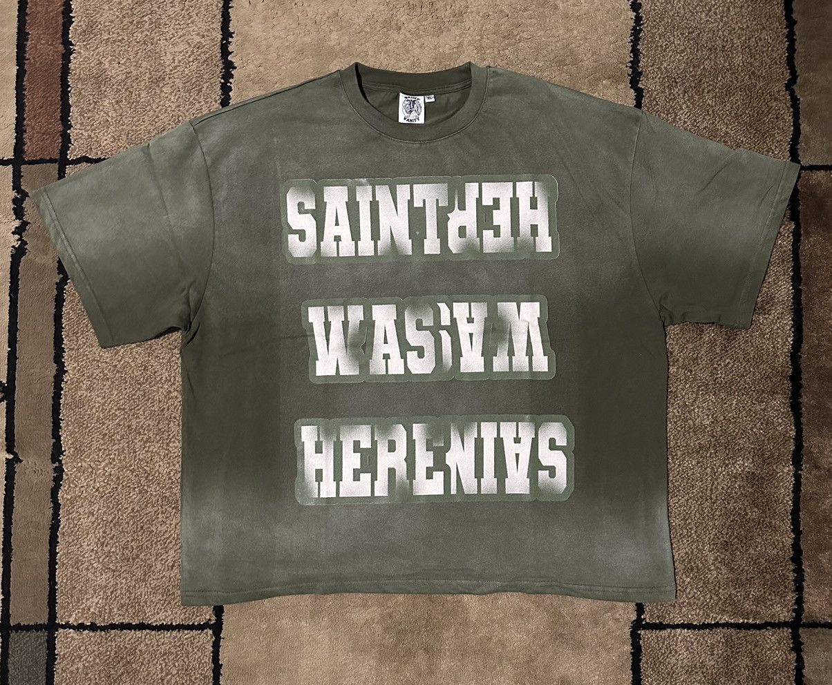 Saint Vanity Saint Vanity Saint Was Here T-Shirt (X-LARGE) Size US XL / EU 56 / 4 - 1 Thumbnail